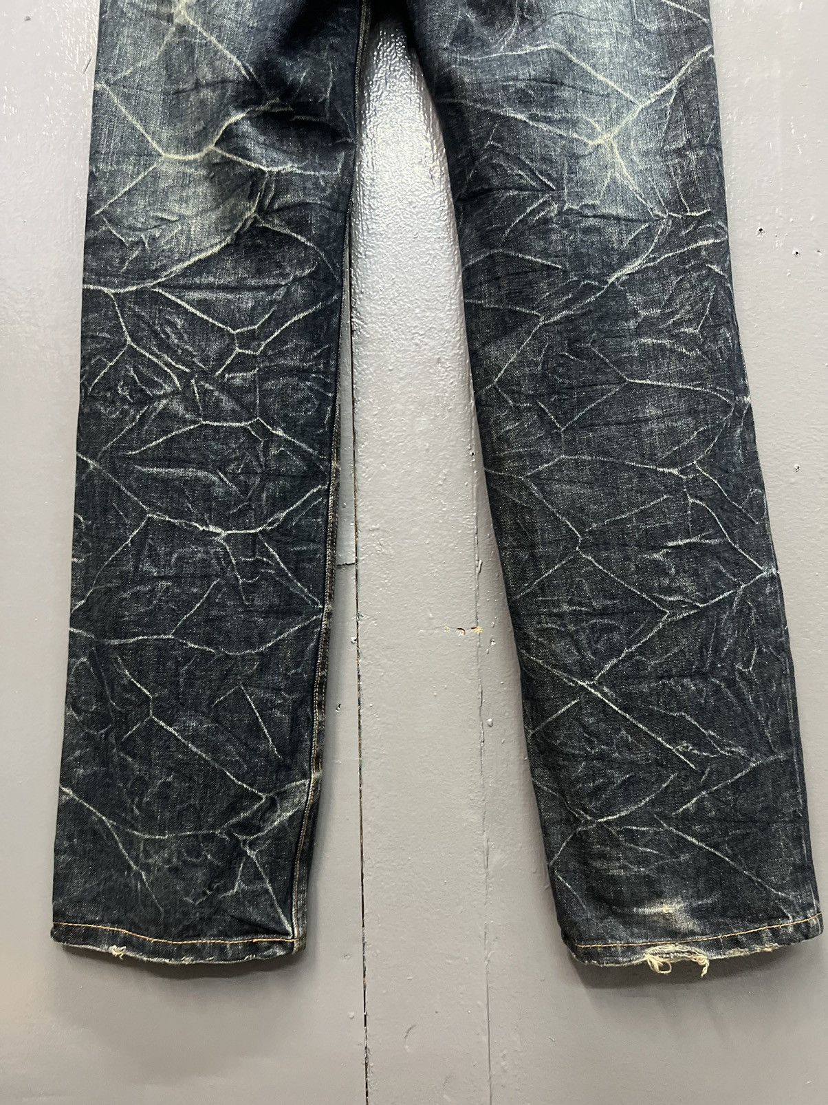 Japanese Brand NYLAUS CLOTHING JEANS DOUBLE WAIST SIZE 33 Size US 33 - 12 Thumbnail