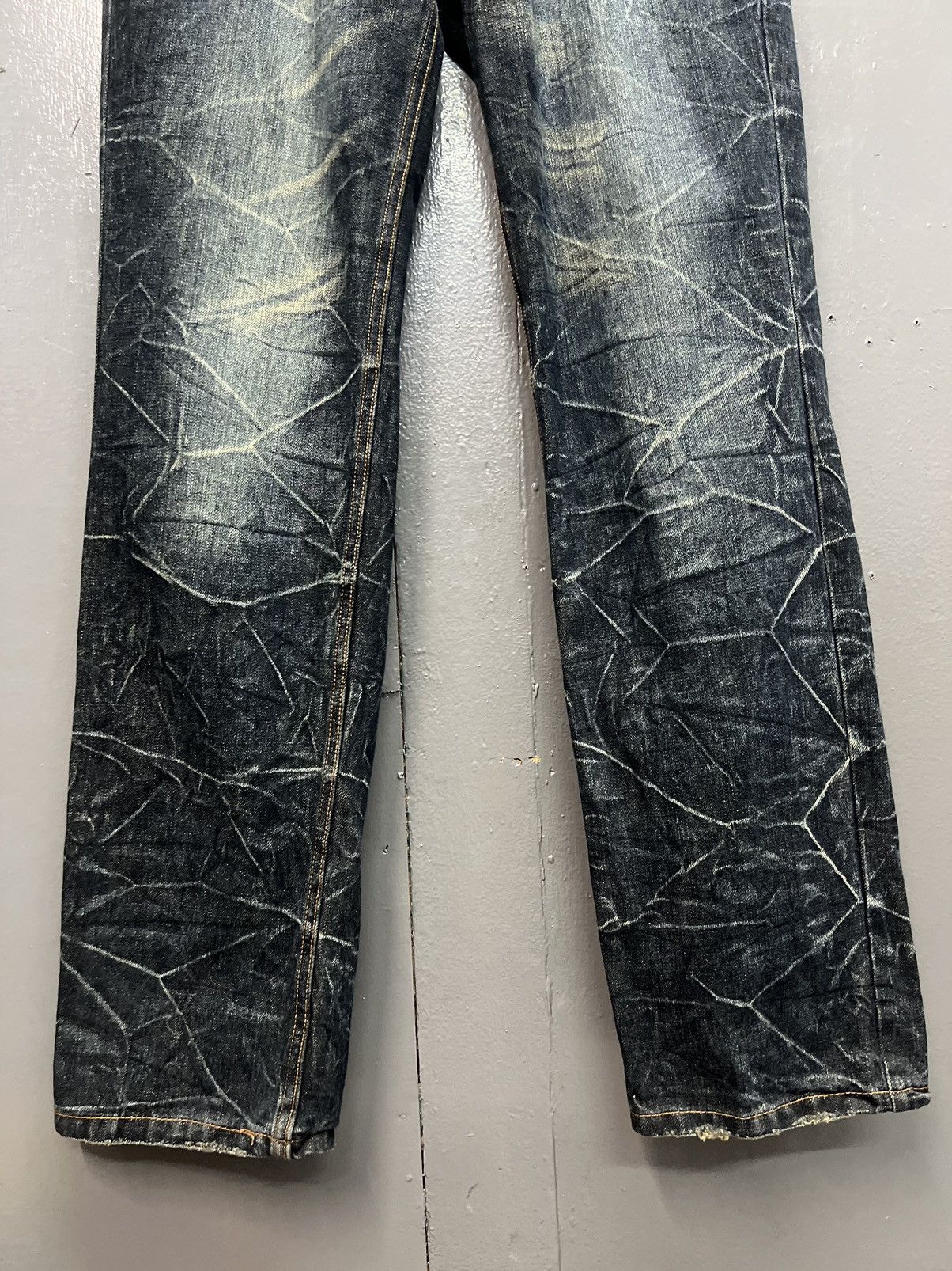 Japanese Brand NYLAUS CLOTHING JEANS DOUBLE WAIST SIZE 33 Size US 33 - 7 Thumbnail