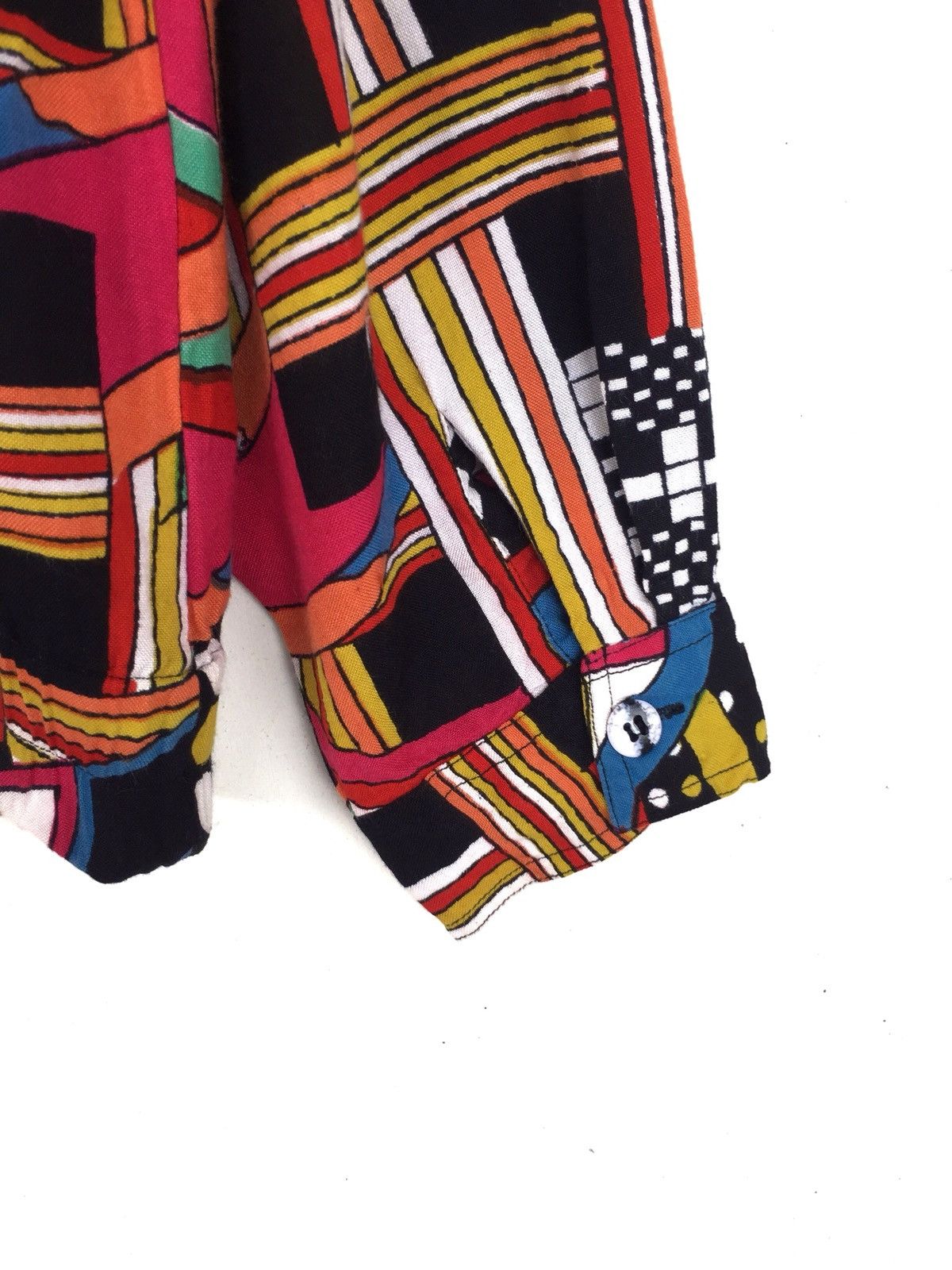 PHENOMENON Multicolor Pop Art Rayon Jacket Picaso Basquit Size US M / EU 48-50 / 2 - 5 Thumbnail