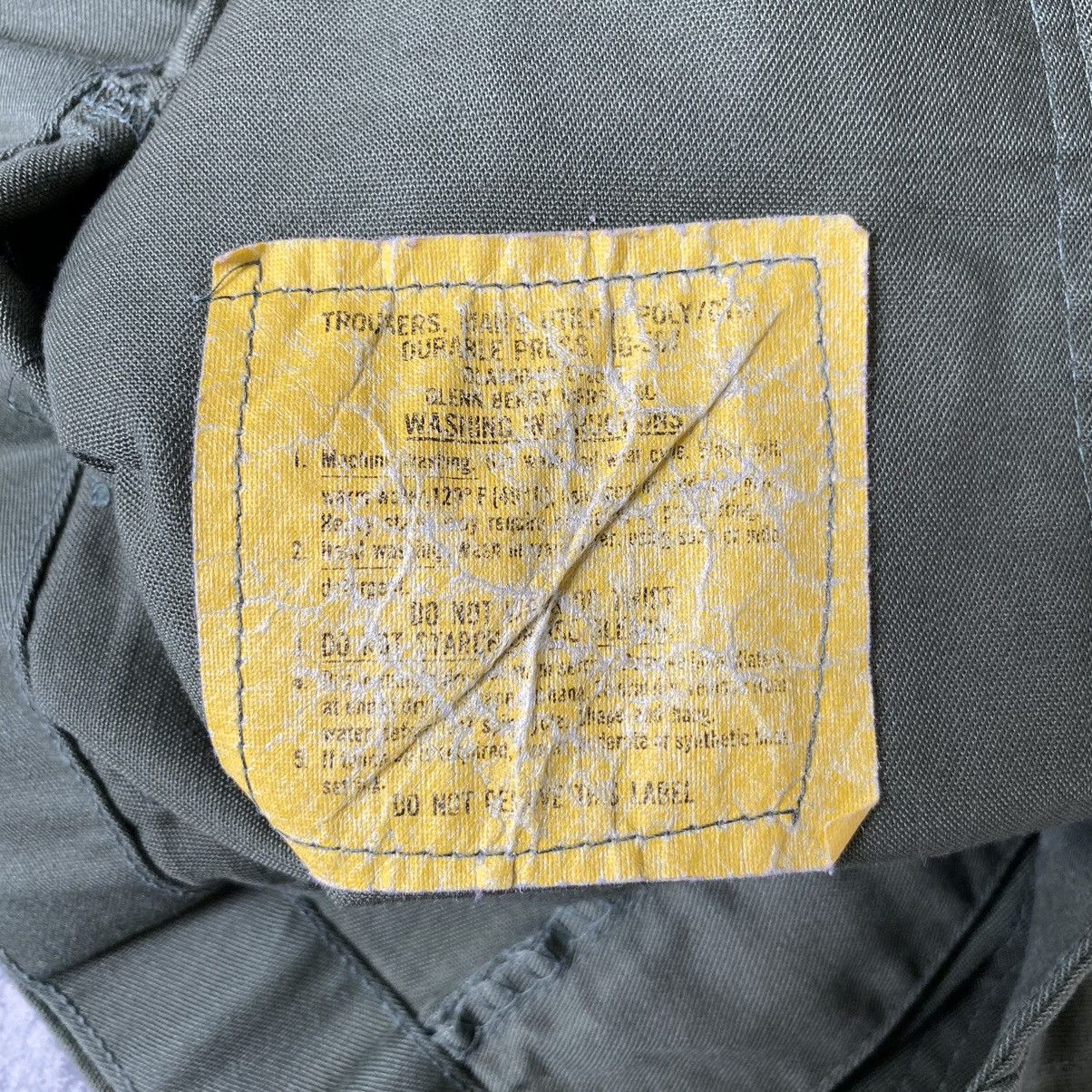 Vintage Vintage OG 507 Fatigue Military Cropped Baker Pants Size US 32 / EU 48 - 16 Thumbnail