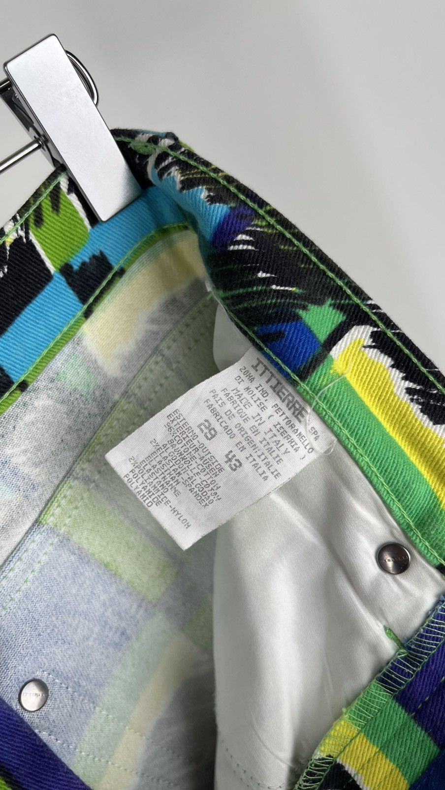 Versace Jeans Couture Vintage Versace Jeans Couture Multicolour Denim Size 29" - 14 Thumbnail