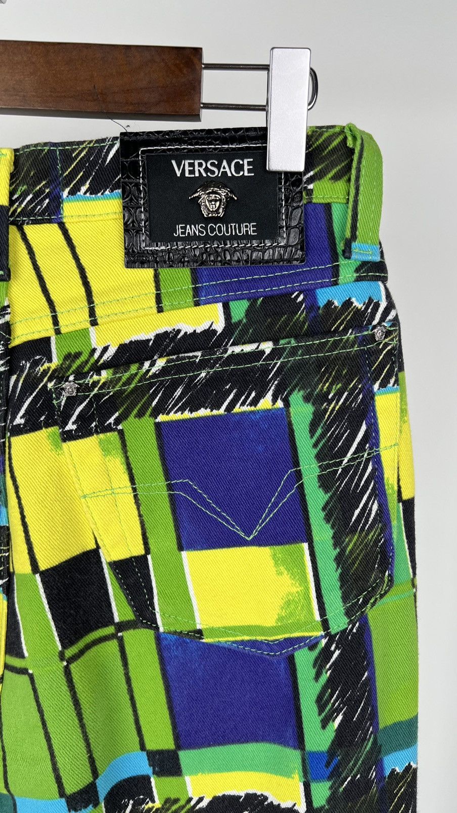 Versace Jeans Couture Vintage Versace Jeans Couture Multicolour Denim Size 29" - 12 Thumbnail