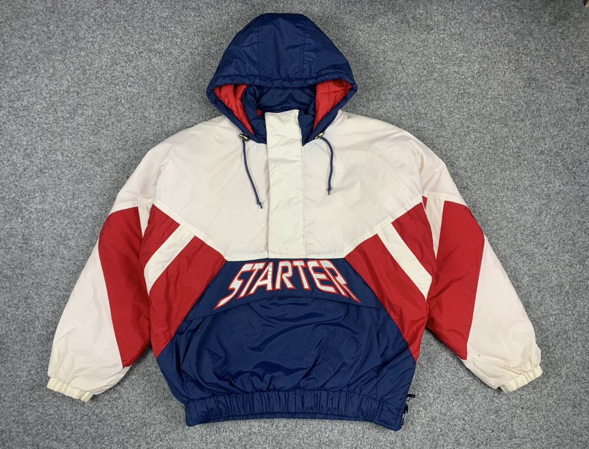 Starter Vintage 90’s Starter anorak jacket Size US L / EU 52-54 / 3 - 3 Thumbnail