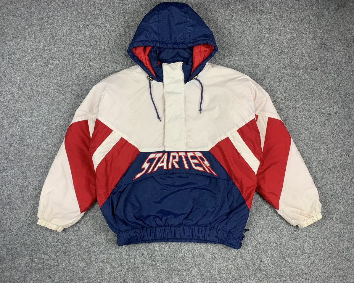 Starter Vintage 90’s Starter anorak jacket Size US L / EU 52-54 / 3 - 1 Thumbnail