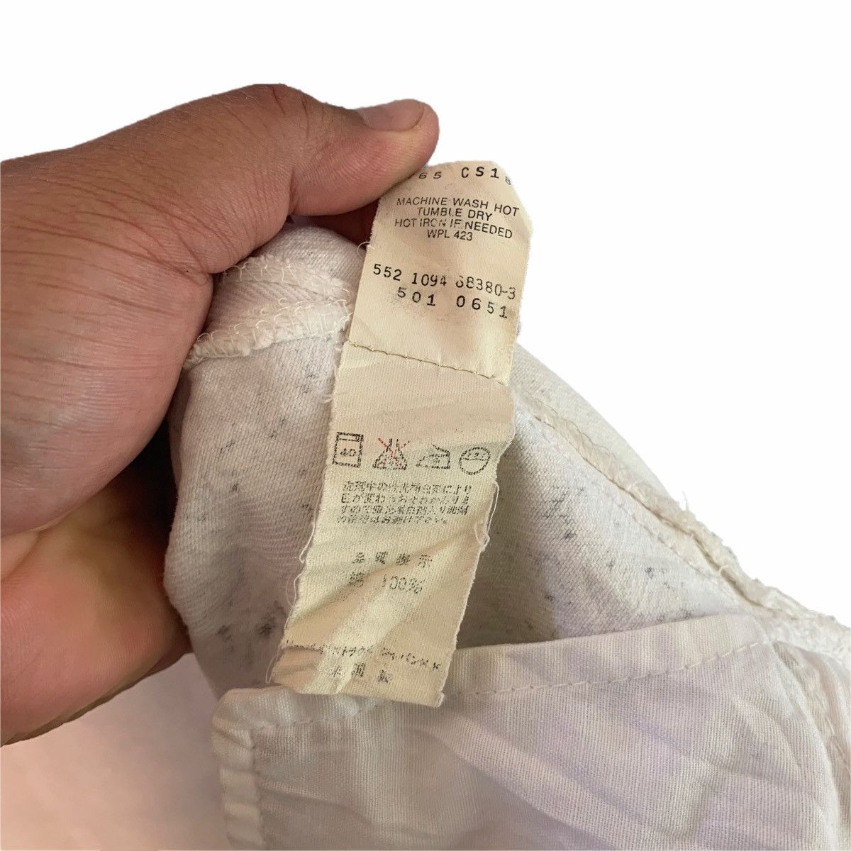 Levi's Levi’s 501 Button 552 Distressed Short Pant Thrashed Size US 29 - 12 Thumbnail