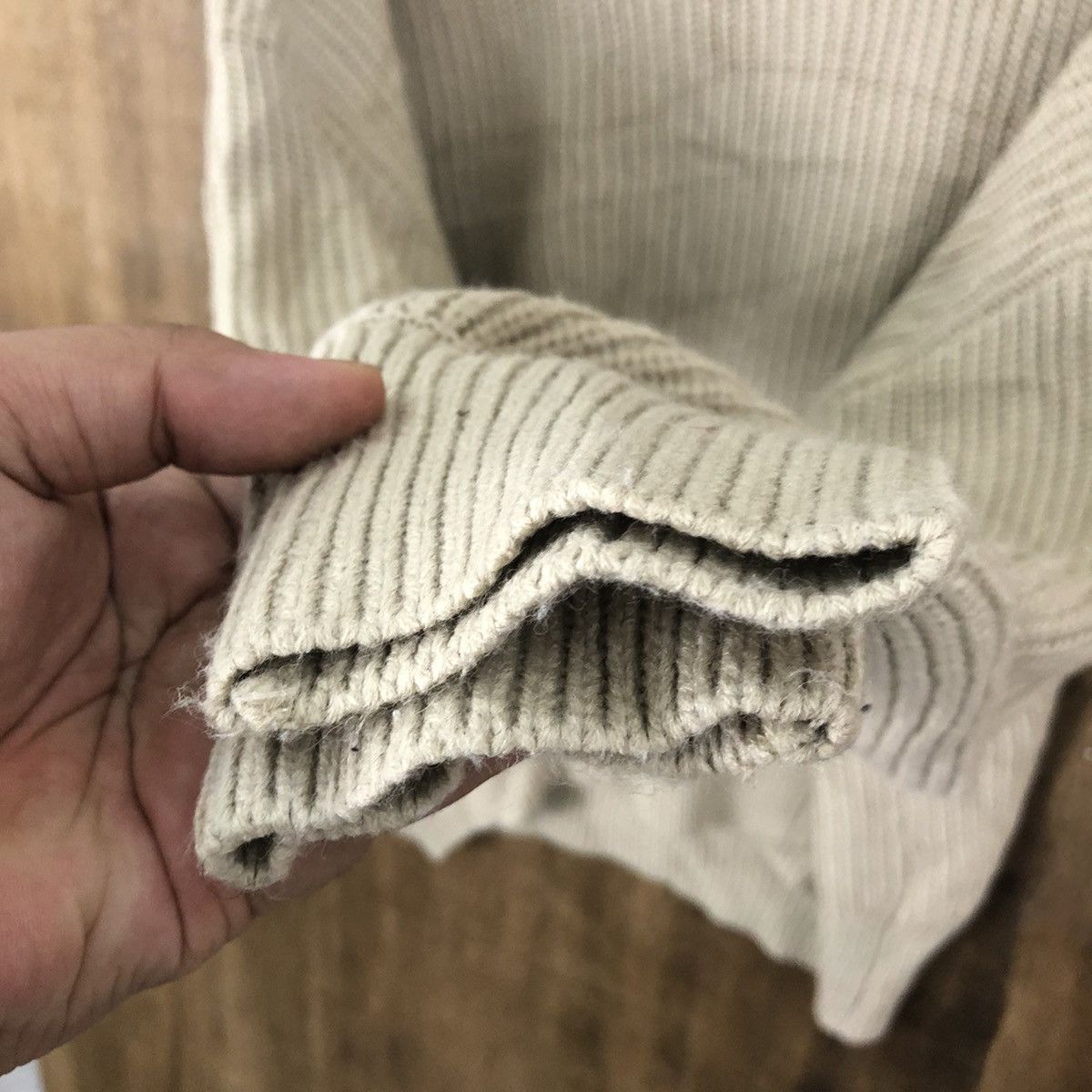 Aran Isles Knitwear American Holic Brown Cardigan Knitwear vintage #6233 Size US L / EU 52-54 / 3 - 4 Thumbnail