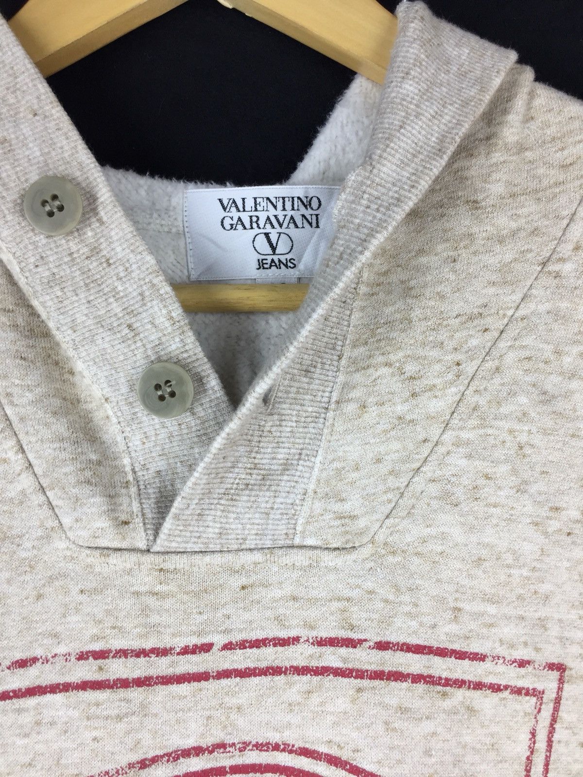 Valentino VALENTINO GARAVANI HOODIE BIG LOGO Size US L / EU 52-54 / 3 - 6 Thumbnail