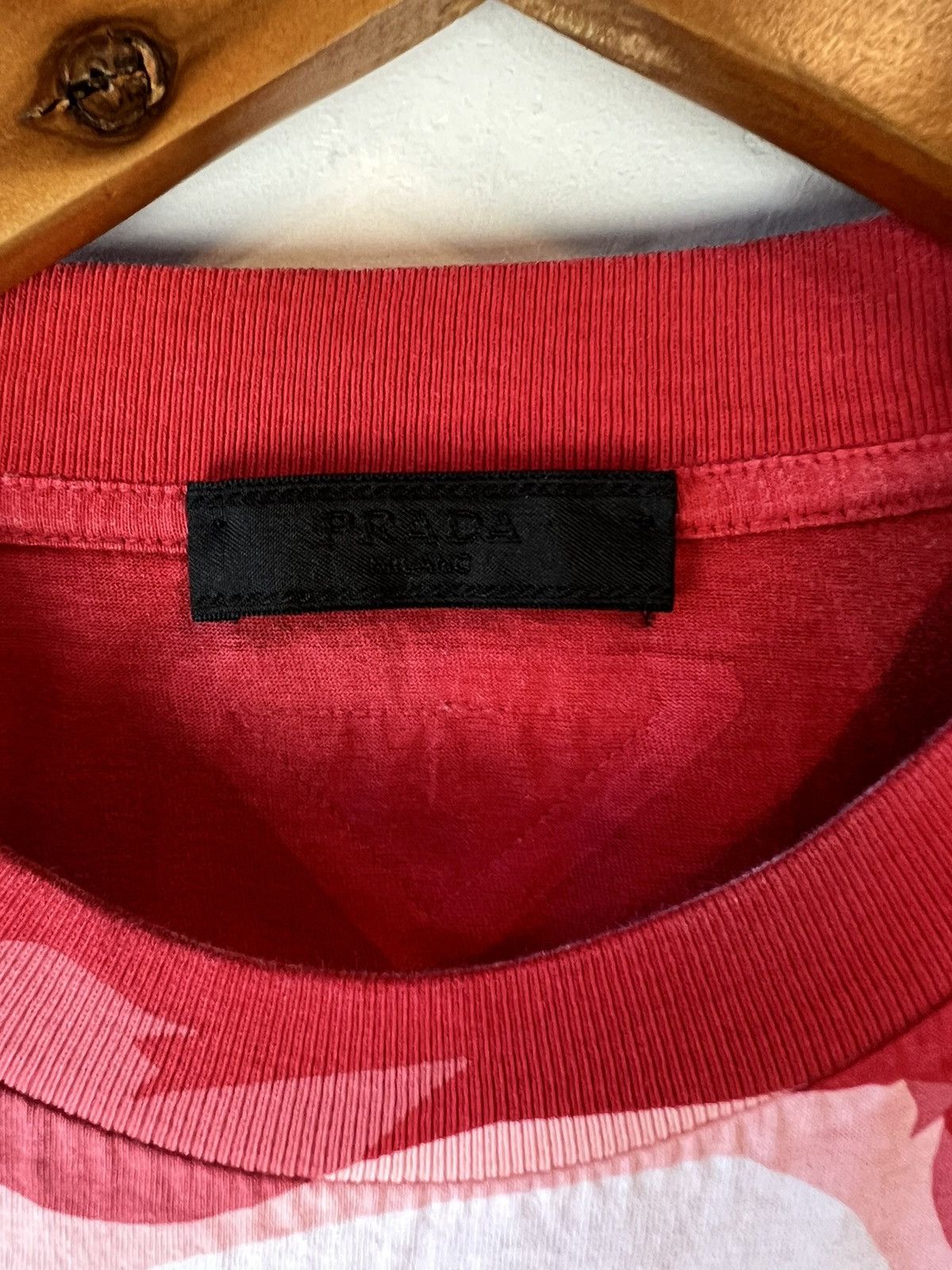 Prada Vintage Prada Portrait Tee Size US M / EU 48-50 / 2 - 3 Thumbnail