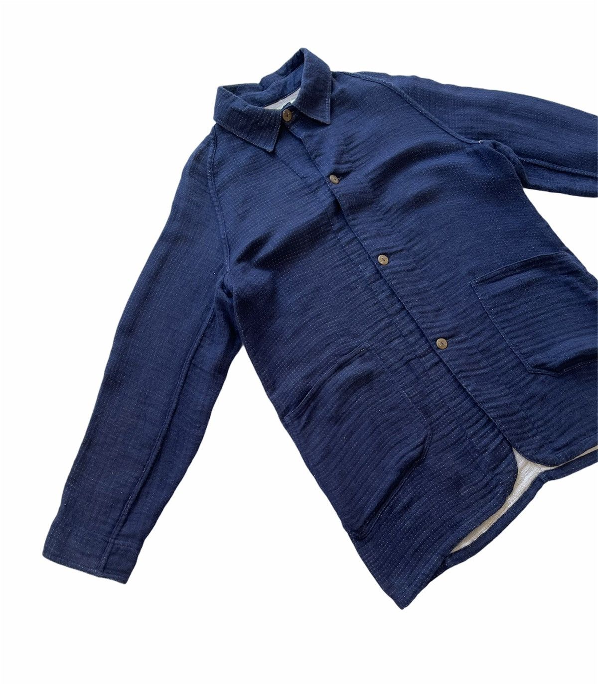 Eternal ETERNAL BLUE INDIGO DOUBLE POCKET SHIRT Size US L / EU 52-54 / 3 - 2 Thumbnail