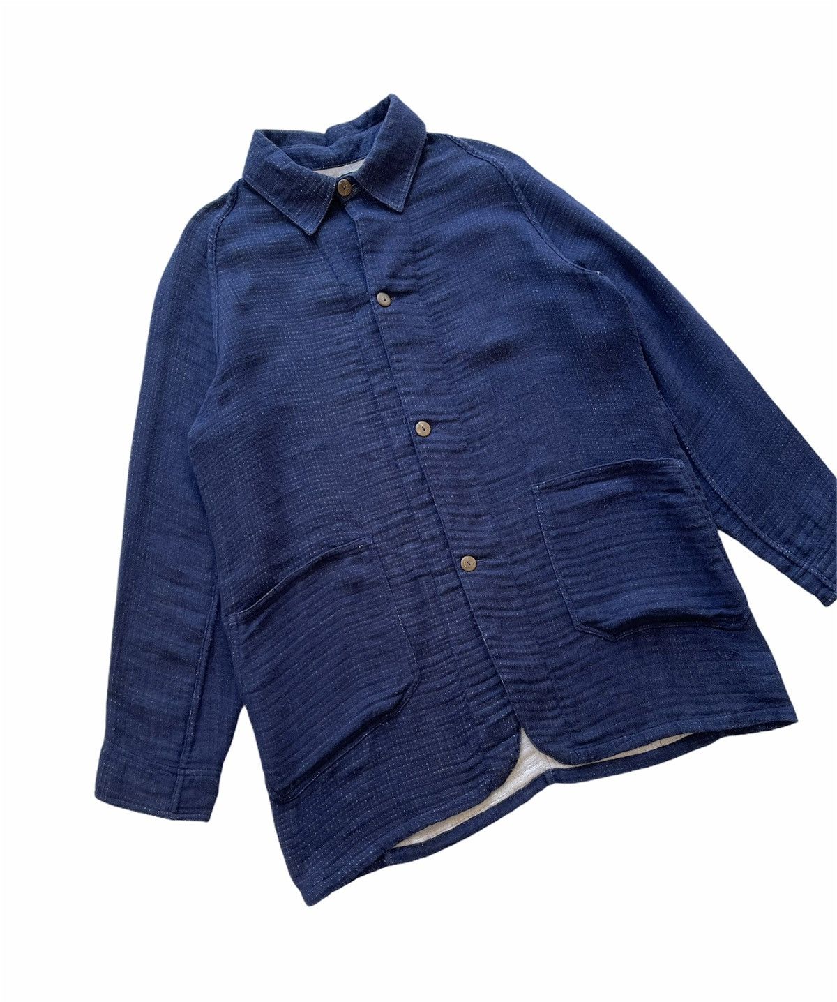 Eternal ETERNAL BLUE INDIGO DOUBLE POCKET SHIRT Size US L / EU 52-54 / 3 - 6 Thumbnail