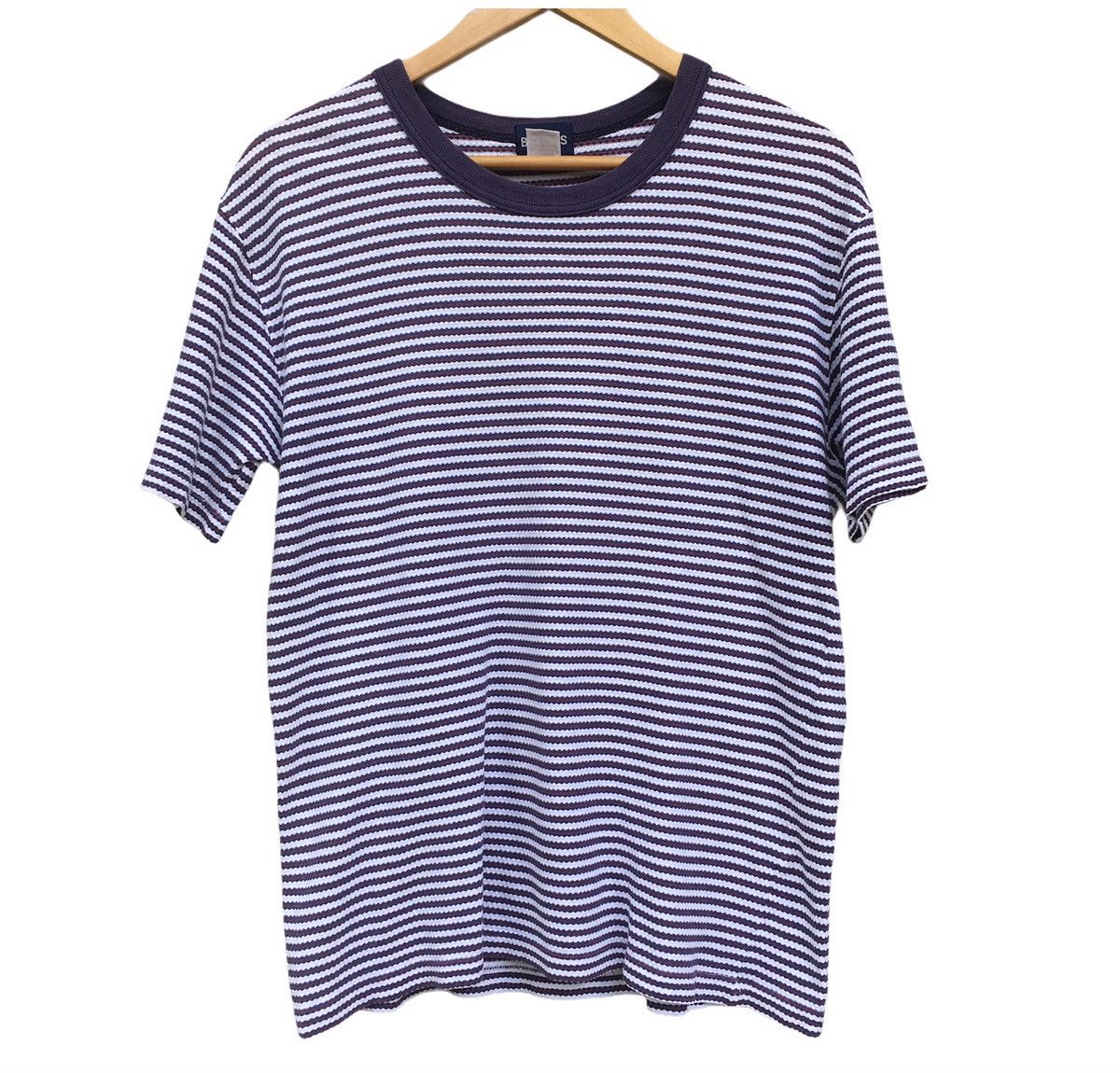 Japanese Brand Beams Stripes Tee Size US S / EU 44-46 / 1 - 1 Thumbnail