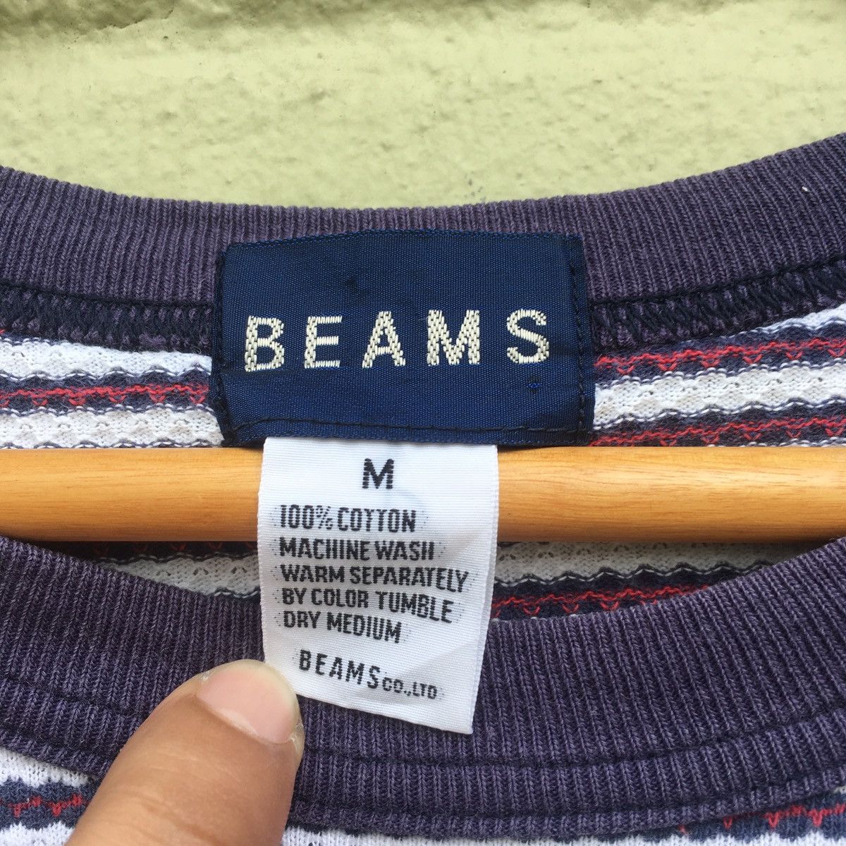 Japanese Brand Beams Stripes Tee Size US S / EU 44-46 / 1 - 4 Thumbnail