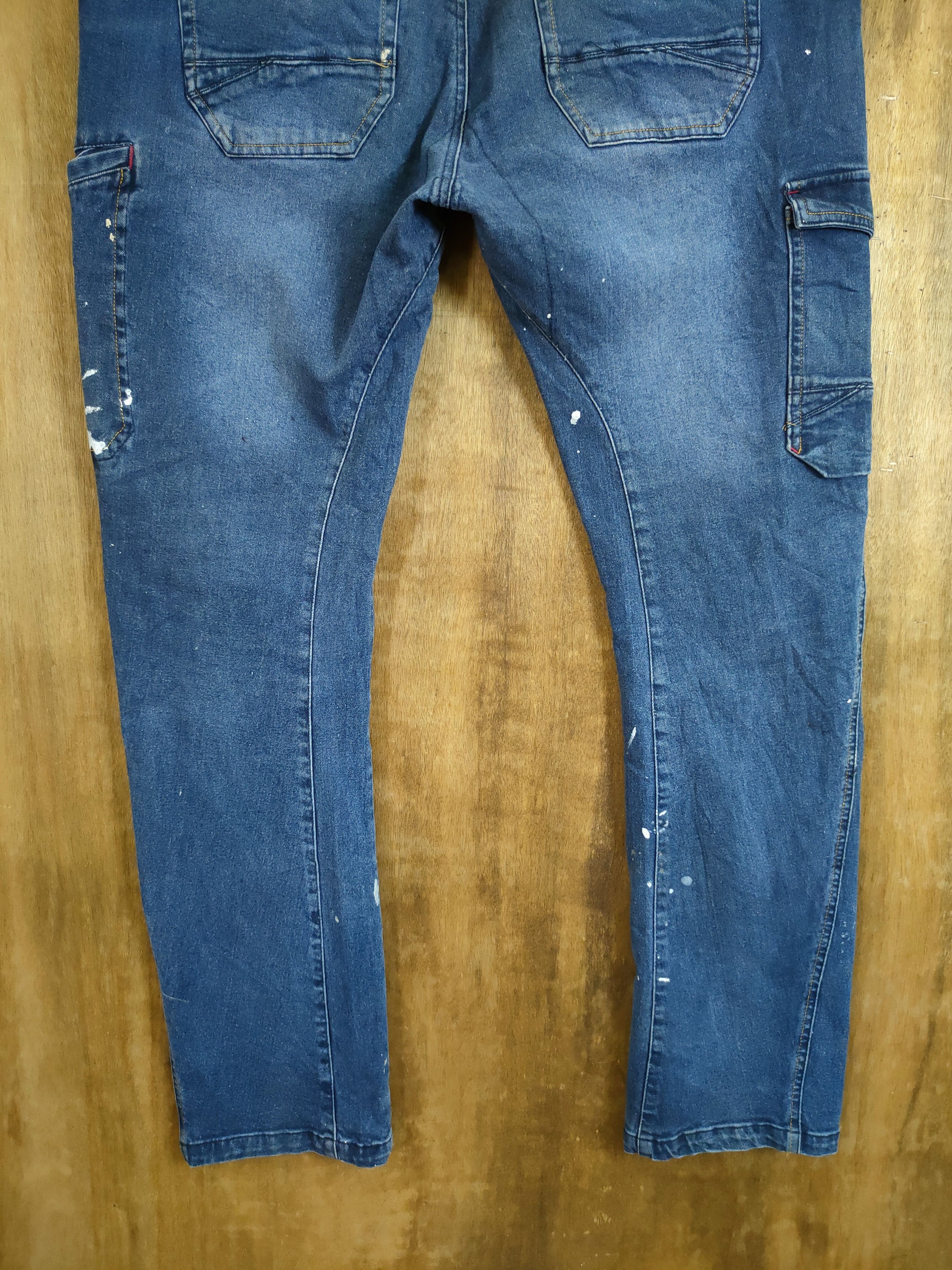 Japanese Brand Field Core distressed painter denim pants #46-737 Size US 35 - 7 Thumbnail