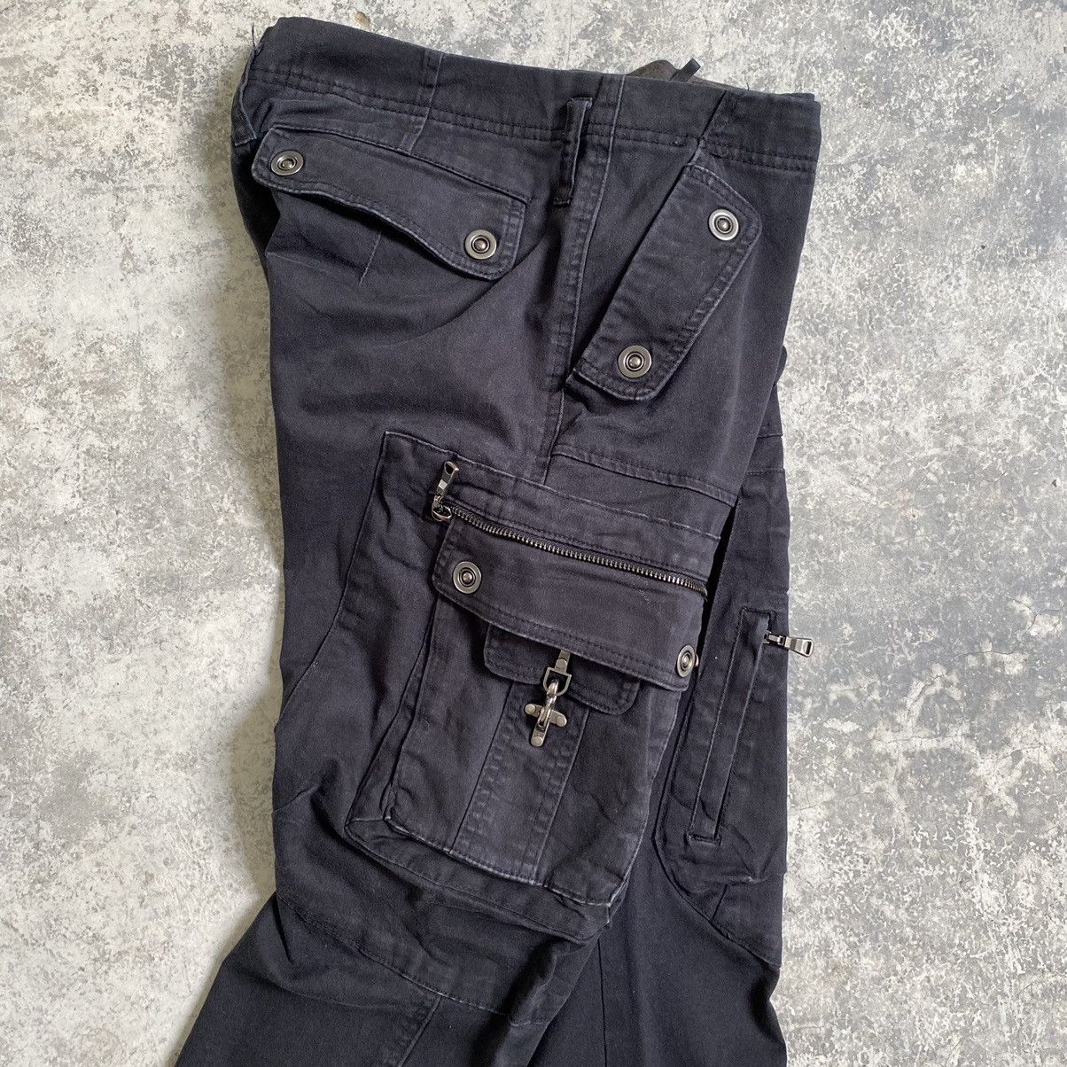 semanticdesign Semantic Design Stretchy Gas Mask Cargo Slim Fit Pants Size US 32 / EU 48 - 3 Thumbnail