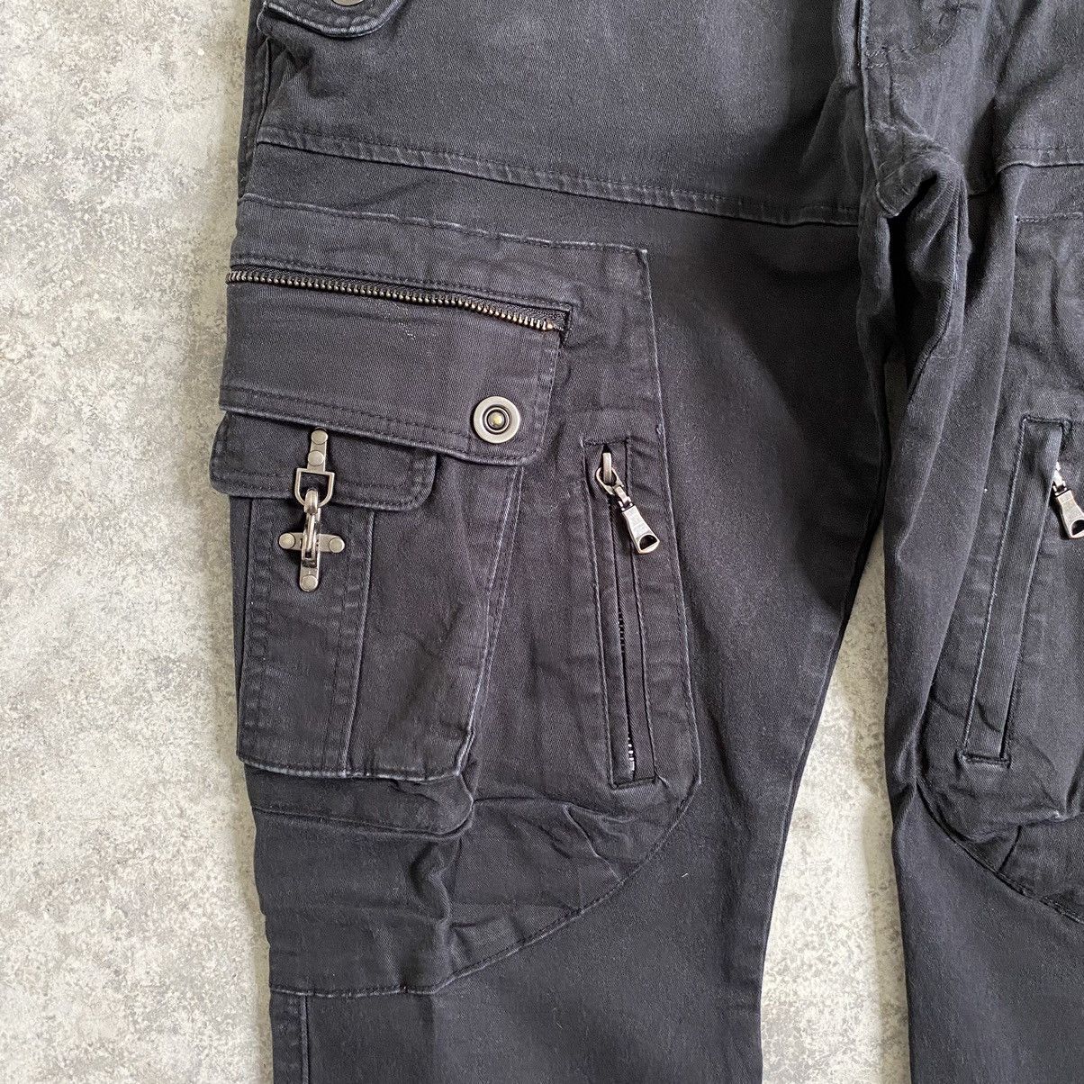 semanticdesign Semantic Design Stretchy Gas Mask Cargo Slim Fit Pants Size US 32 / EU 48 - 7 Thumbnail