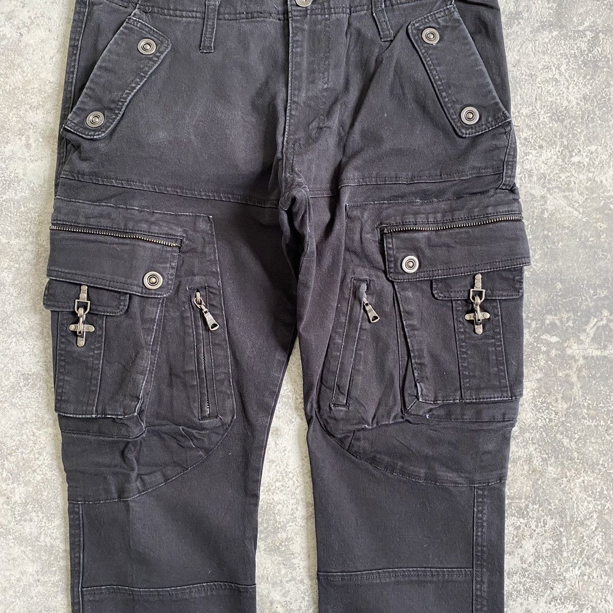 semanticdesign Semantic Design Stretchy Gas Mask Cargo Slim Fit Pants Size US 32 / EU 48 - 6 Thumbnail