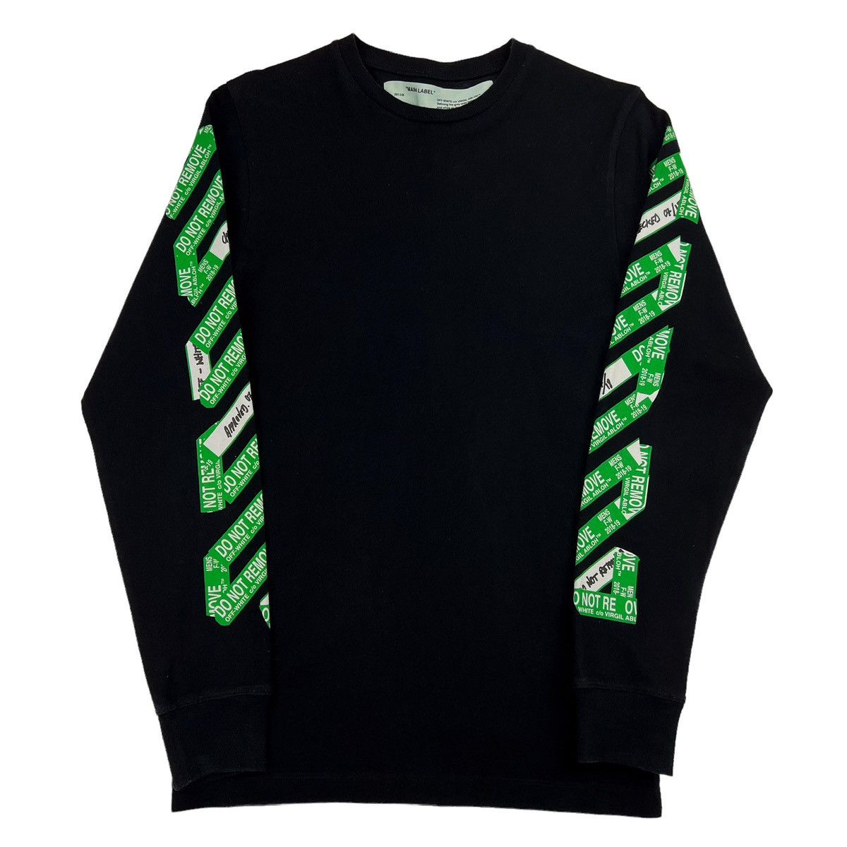 Off-White Off-White Do Not Remove Arrows Long Sleeve T Shirt Size US XXS / EU 40 - 2 Thumbnail