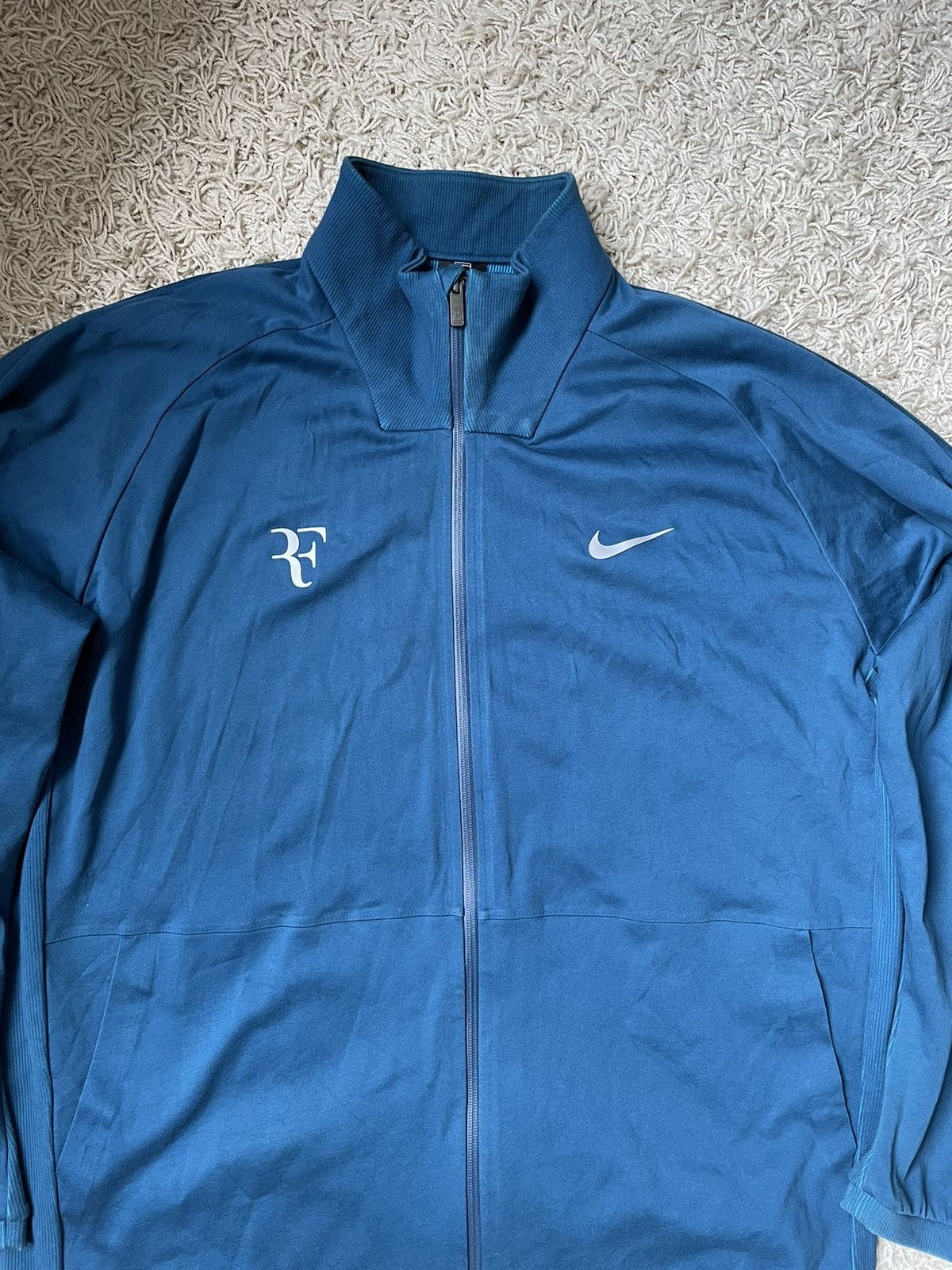 Nike Nike Roger Federer RF Tenis Track Jacket Size US XXL / EU 58 / 5 - 3 Thumbnail
