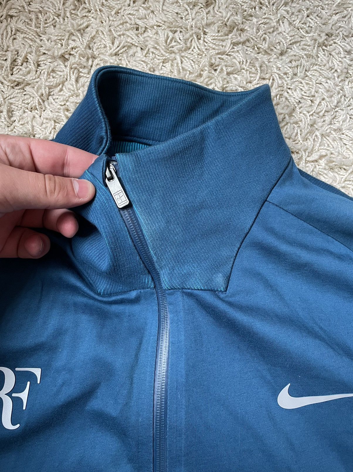 Nike Nike Roger Federer RF Tenis Track Jacket Size US XXL / EU 58 / 5 - 4 Thumbnail
