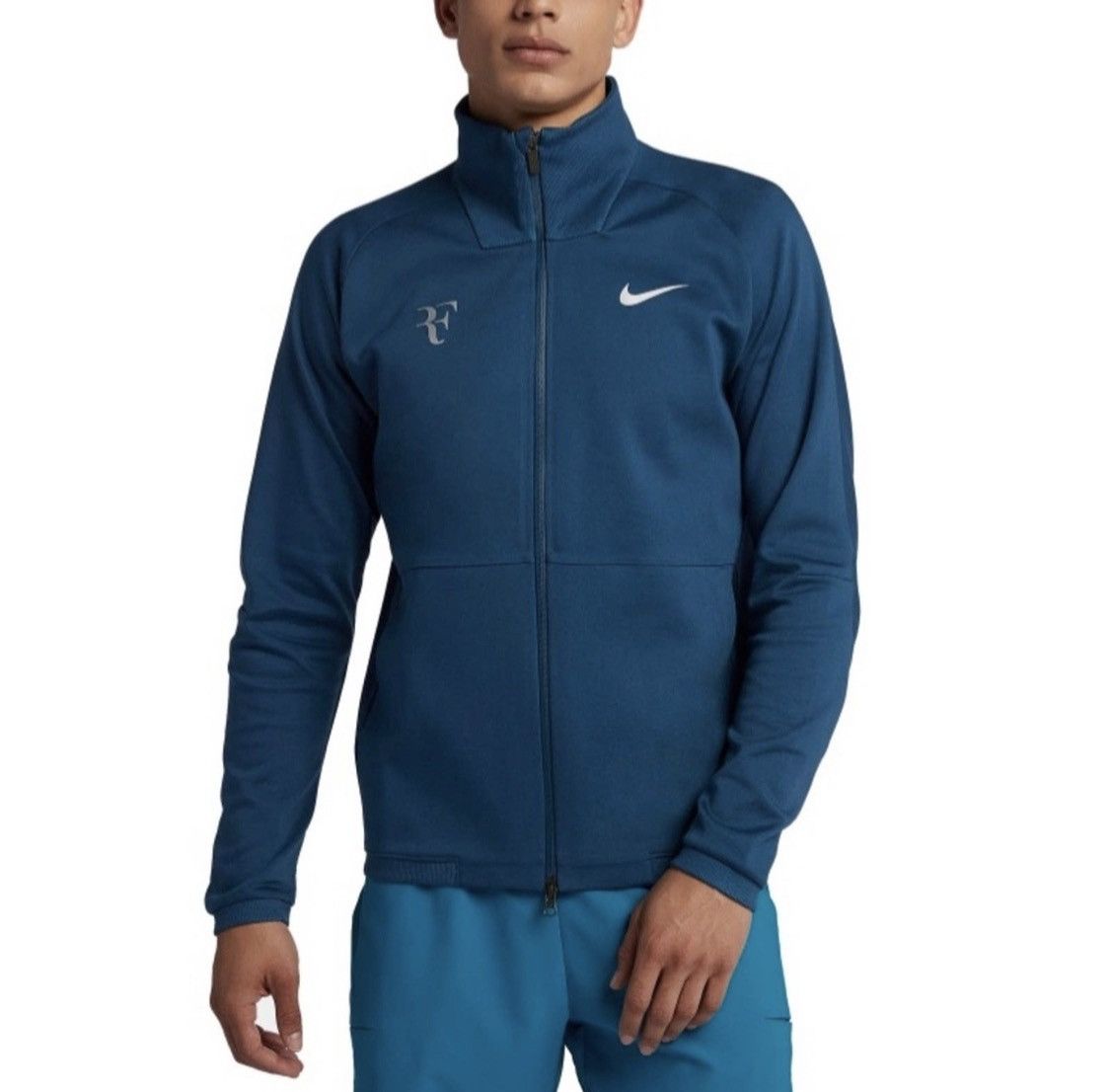 Nike Nike Roger Federer RF Tenis Track Jacket Size US XXL / EU 58 / 5 - 2 Thumbnail