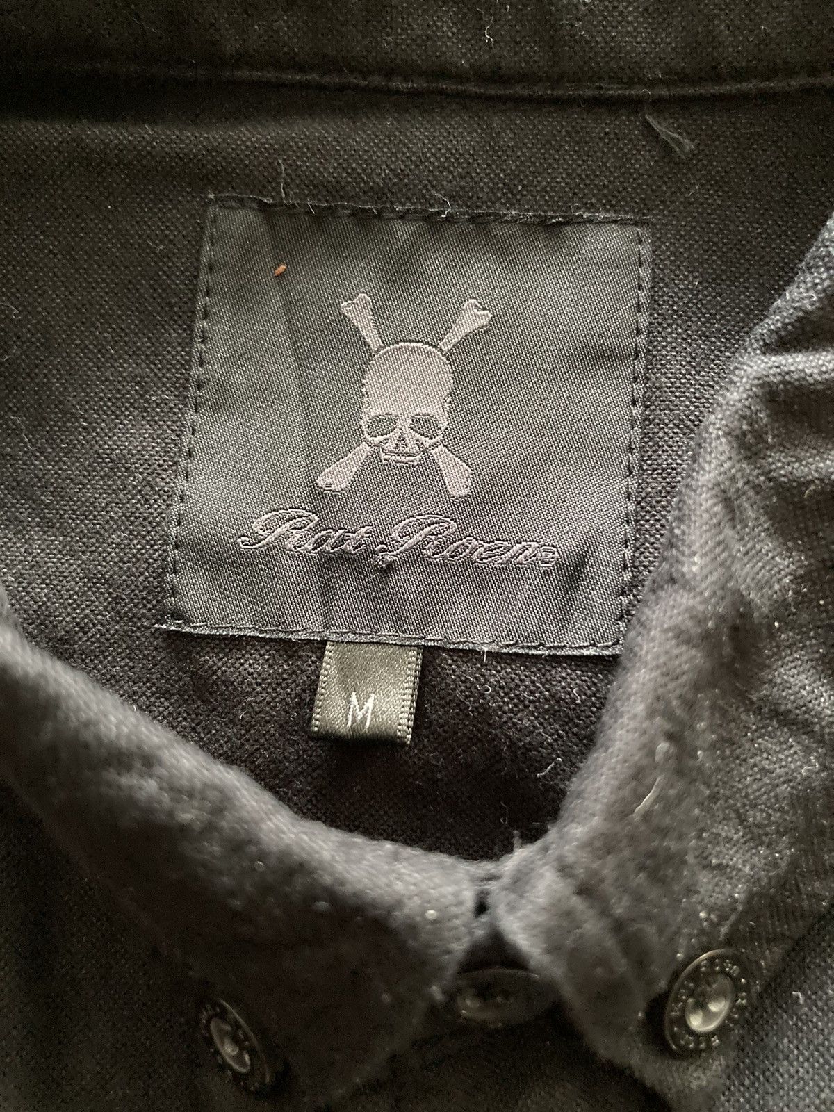 Roen Rat Roen Big Logo Skull Studded Button Up Shirts Size M / US 6-8 / IT 42-44 - 6 Thumbnail