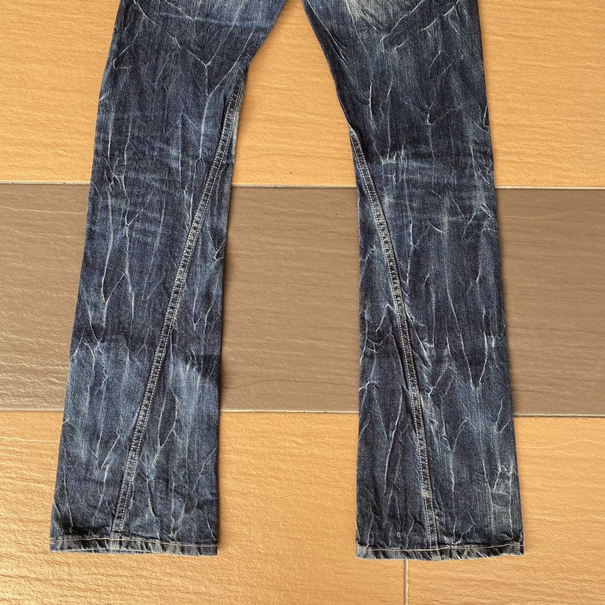 Japanese Brand Semantic Design Denim Flare Jeans Studded Size US 31 - 11 Thumbnail