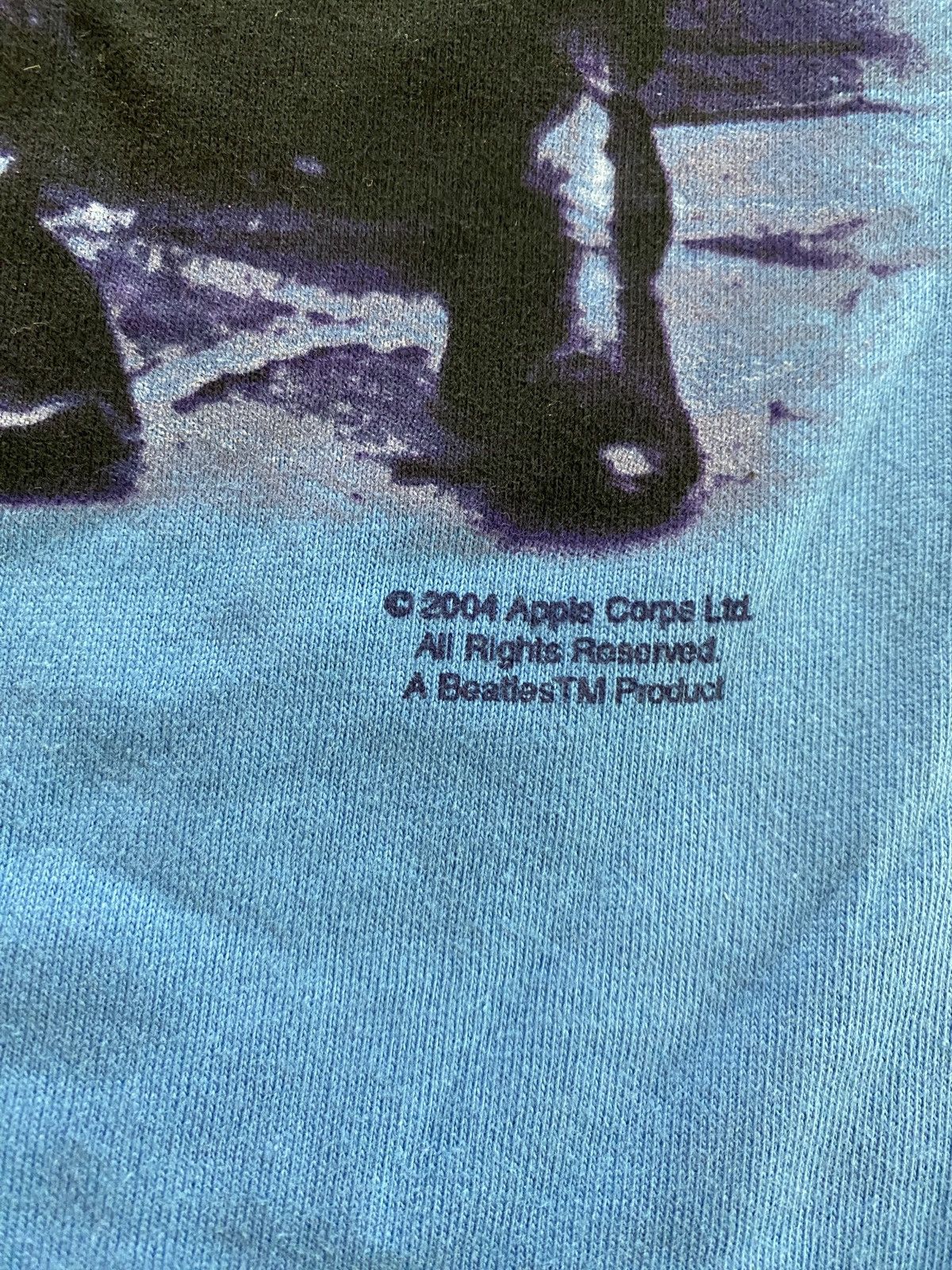 Band Tees Vintage 2004 Y2K The Beatles Cygnus Blue Oversized Tee Size US L / EU 52-54 / 3 - 7 Thumbnail