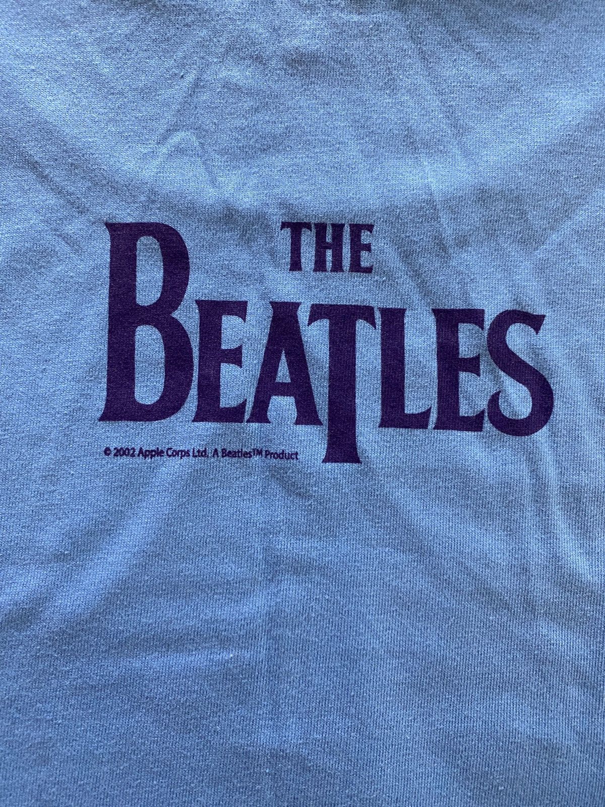Band Tees Vintage 2004 Y2K The Beatles Cygnus Blue Oversized Tee Size US L / EU 52-54 / 3 - 5 Thumbnail