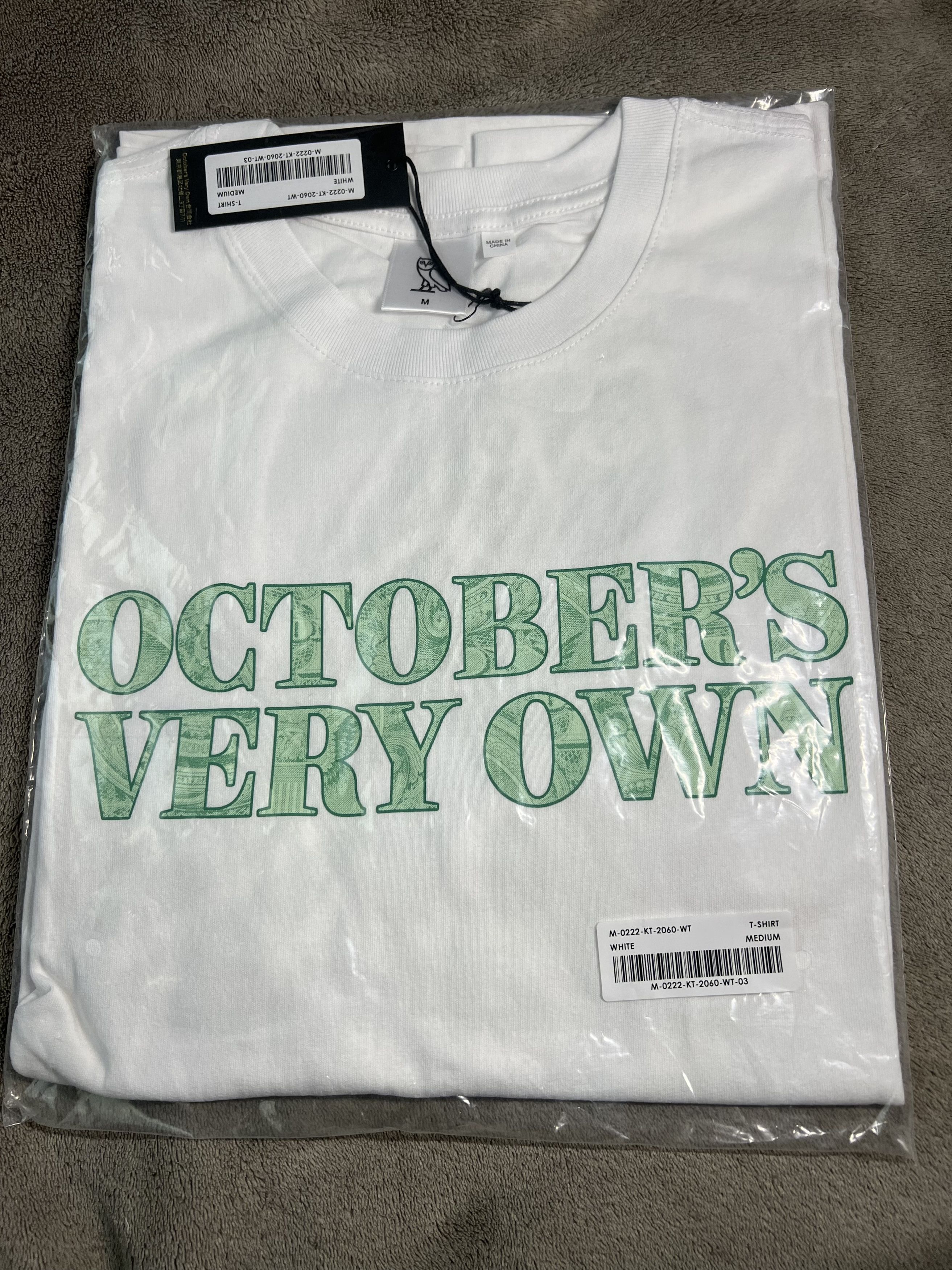October's Very Own *RARE* OVO BANKNOTE MONEY OWL T-SHIRT TEE BRAND NEW Size US M / EU 48-50 / 2 - 1 Thumbnail