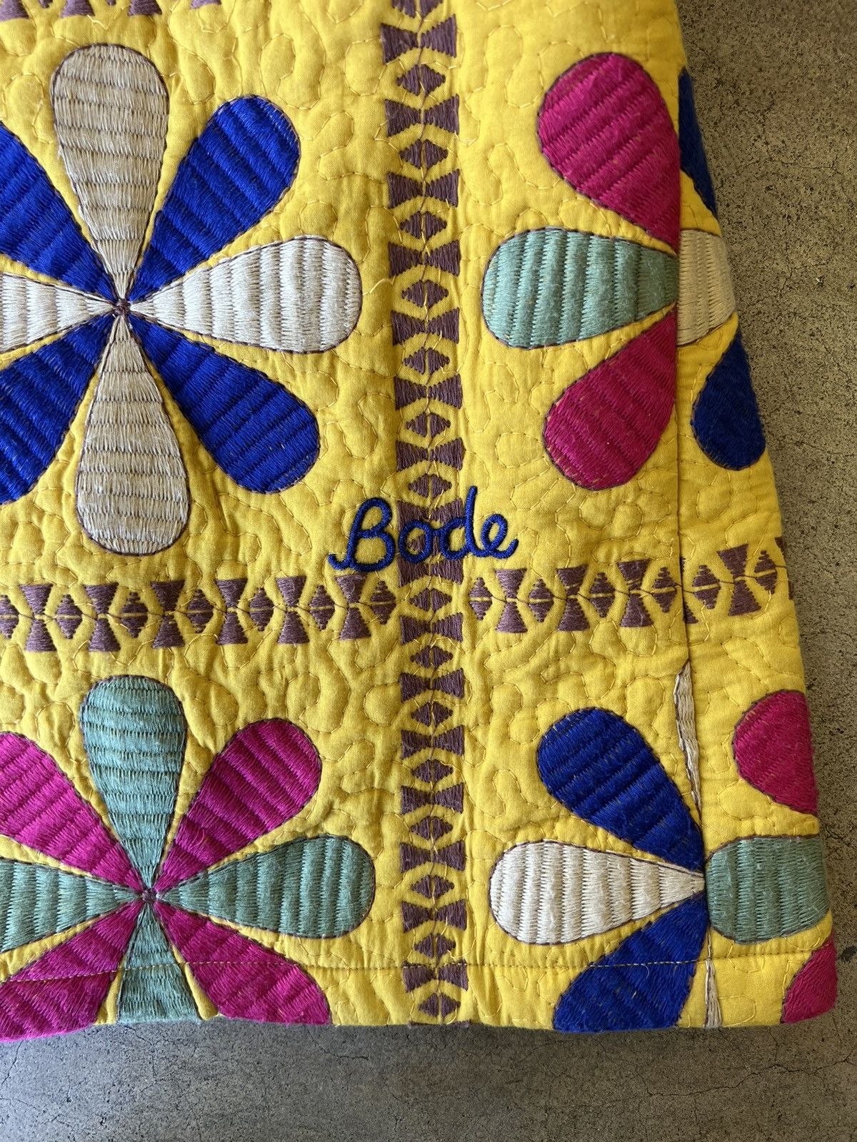 Bode Bode Bengali Quilted Flower Chore Coat Size US XL / EU 56 / 4 - 4 Thumbnail