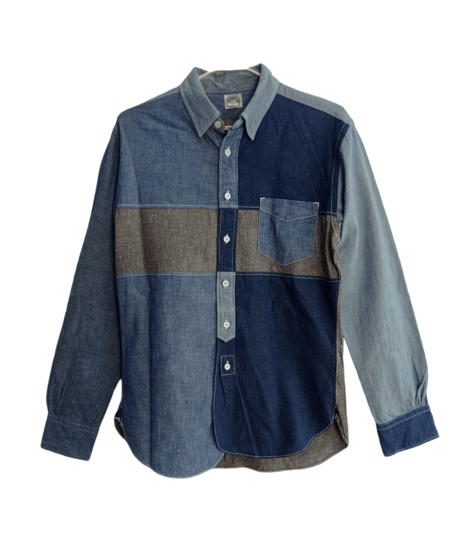 J.S. Homestead 🔥J.s Homestead Patchwork Shirt Button Up Size US M / EU 48-50 / 2 - 1 Thumbnail