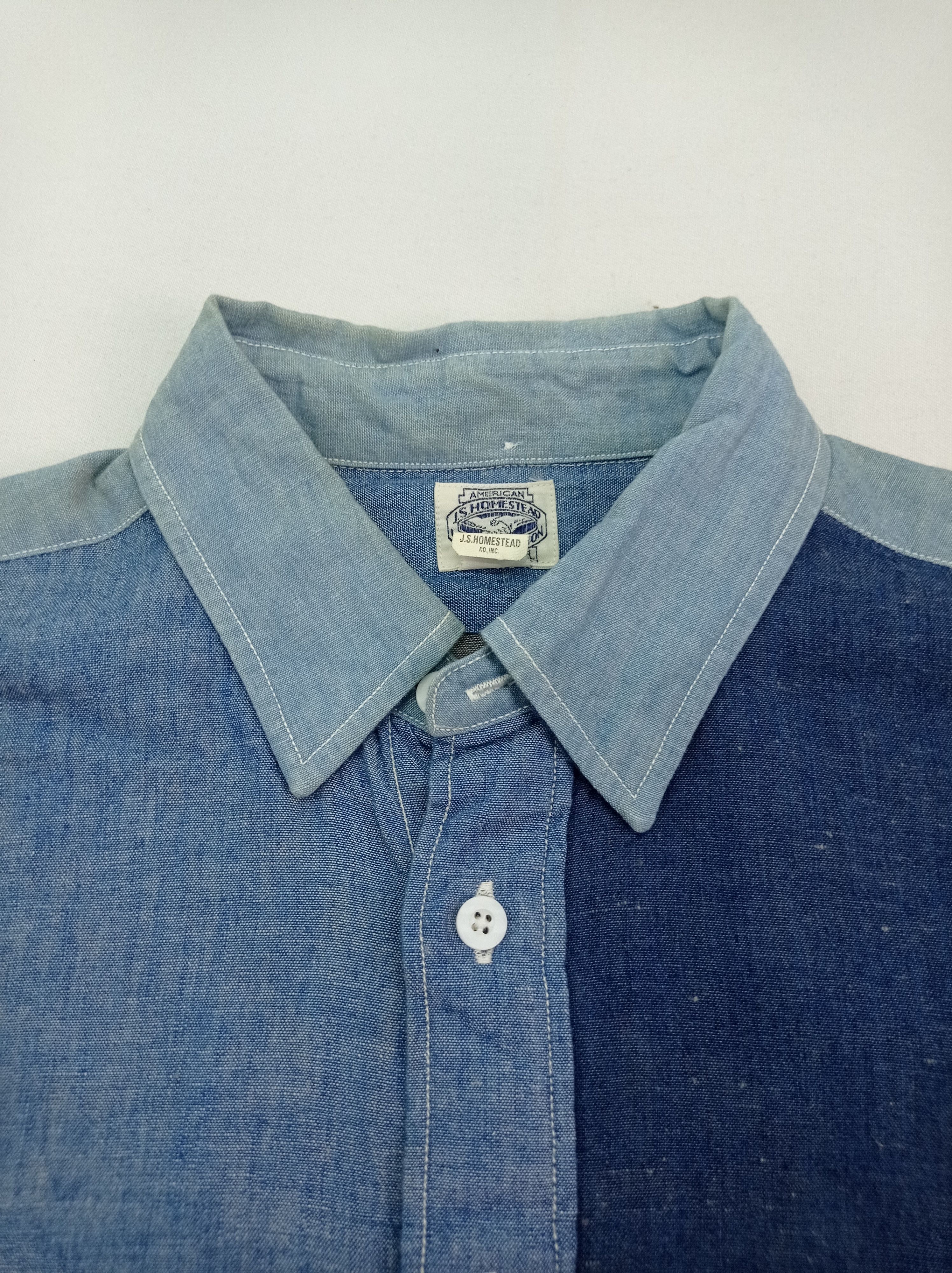 J.S. Homestead 🔥J.s Homestead Patchwork Shirt Button Up Size US M / EU 48-50 / 2 - 9 Thumbnail