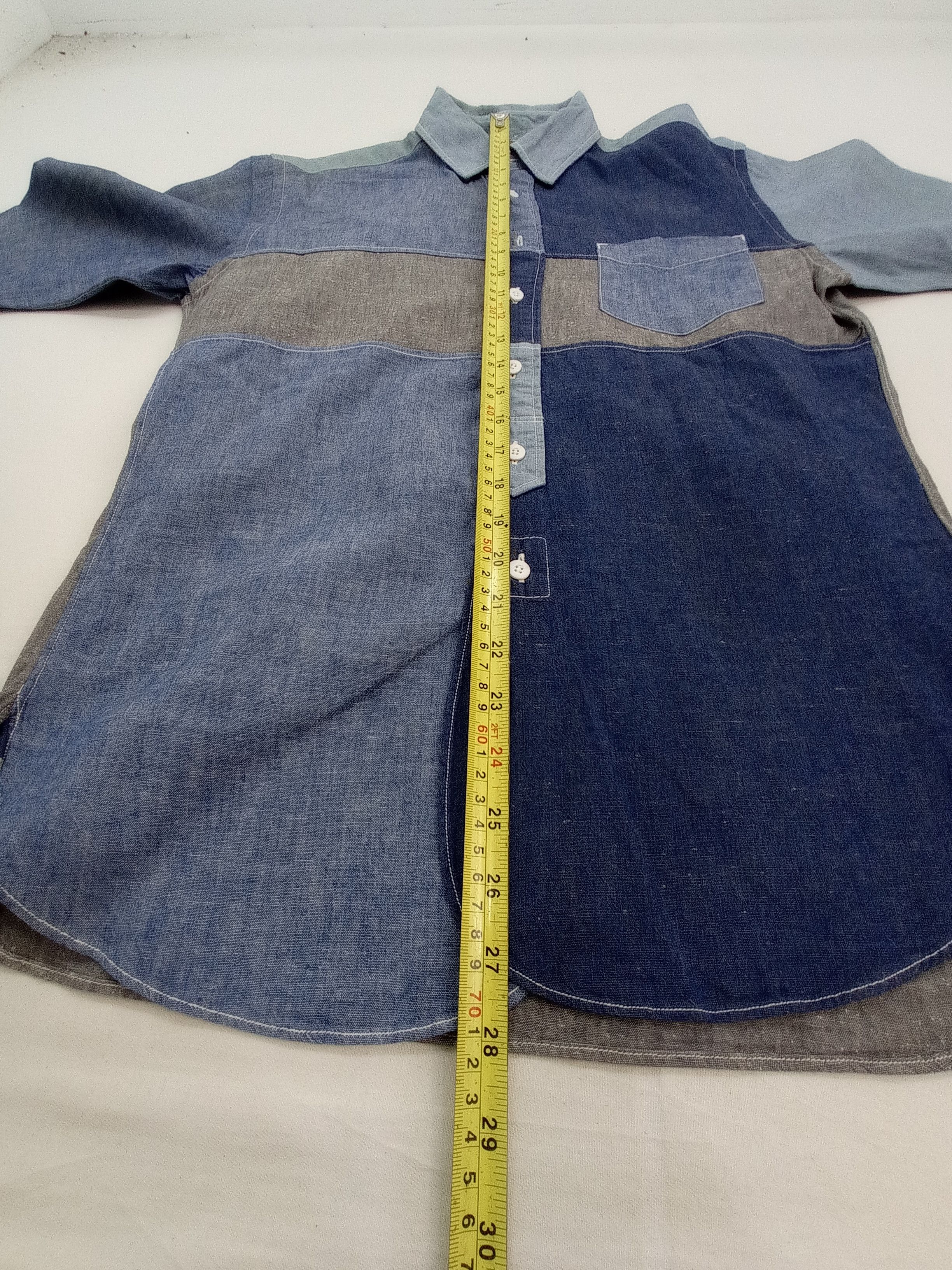 J.S. Homestead 🔥J.s Homestead Patchwork Shirt Button Up Size US M / EU 48-50 / 2 - 16 Thumbnail