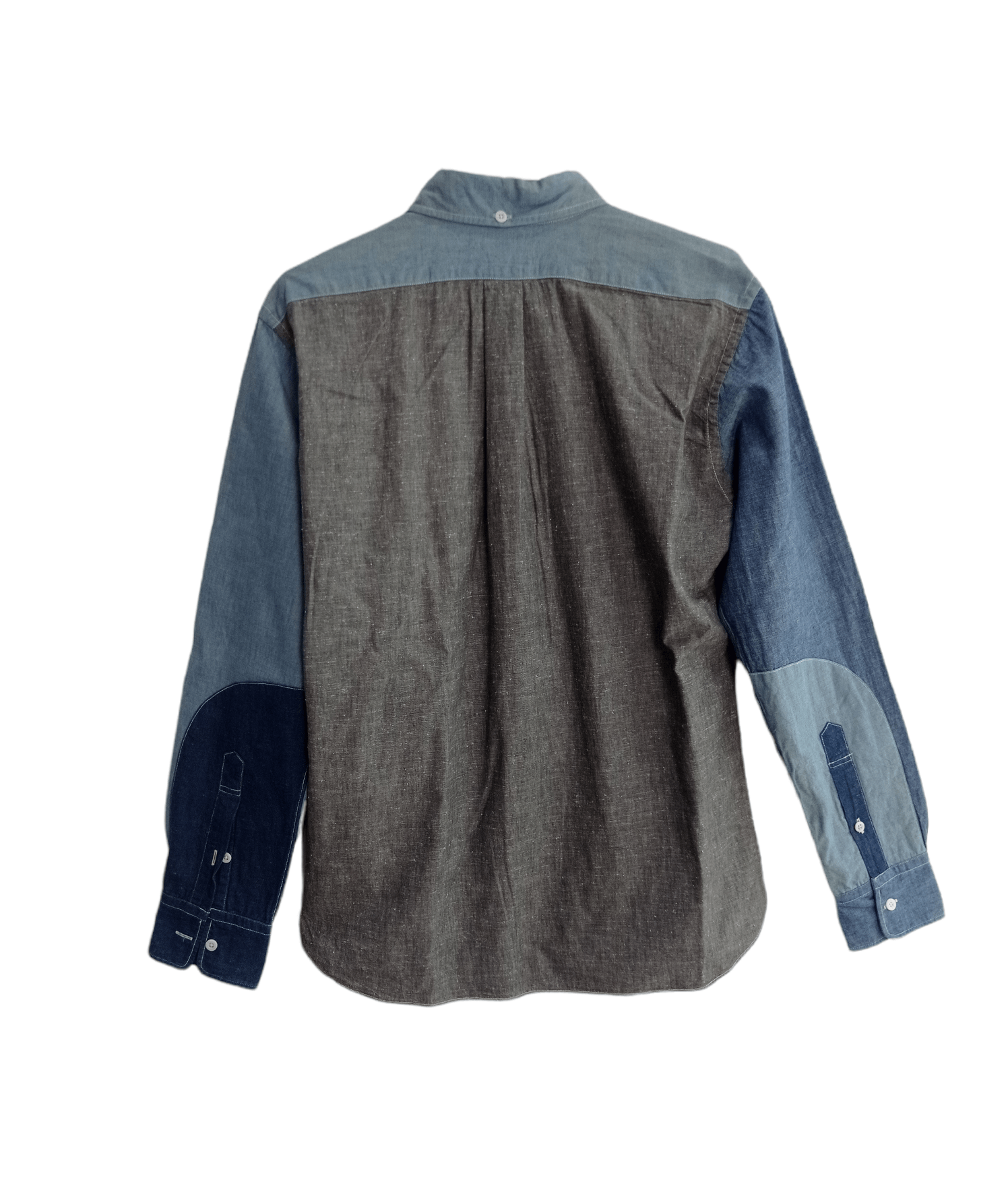 J.S. Homestead 🔥J.s Homestead Patchwork Shirt Button Up Size US M / EU 48-50 / 2 - 2 Thumbnail