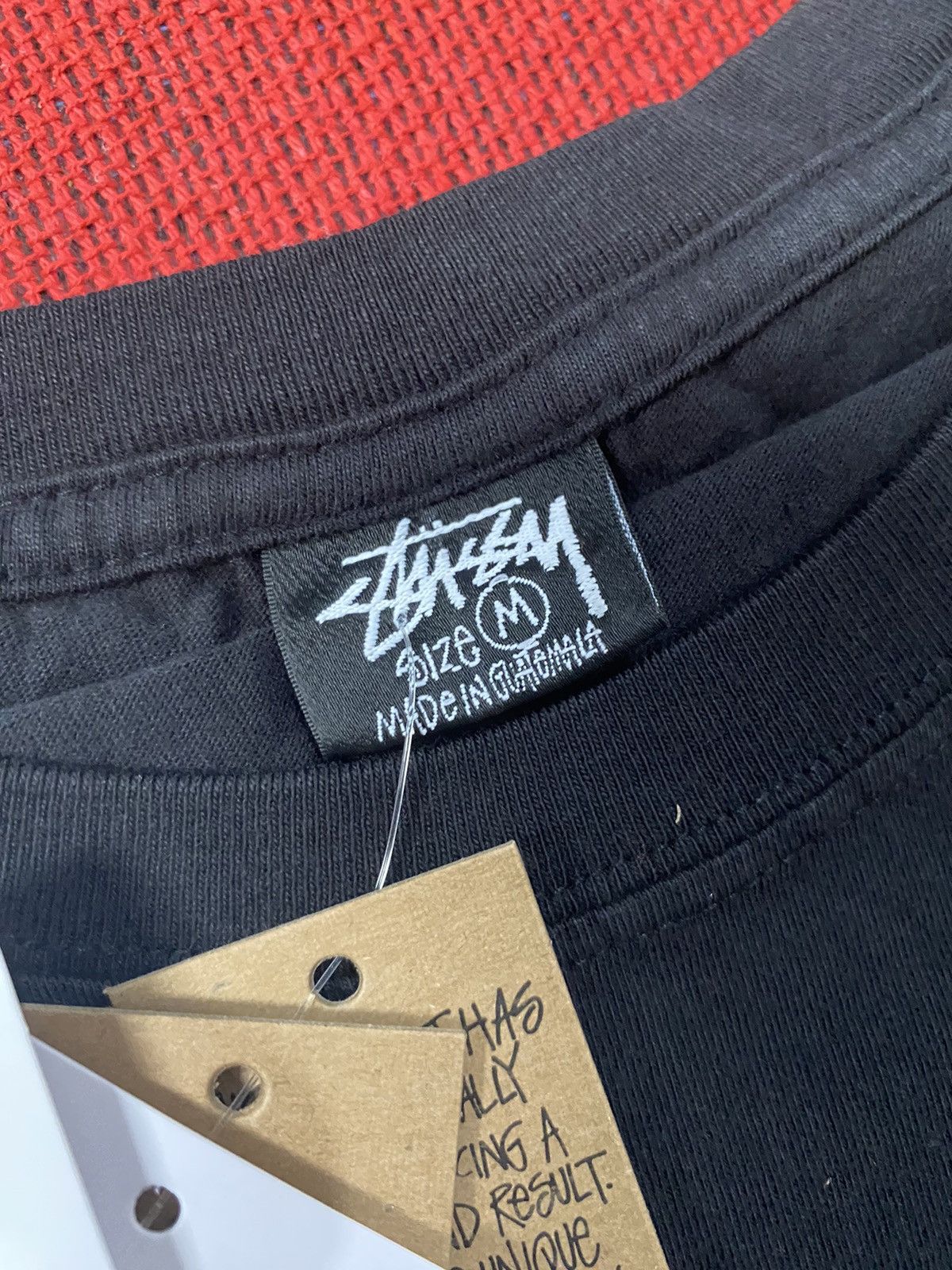 Our Legacy × Stussy Stussy OL Surfman 2 Pig. Dyed Tee - Black Size US M / EU 48-50 / 2 - 5 Thumbnail