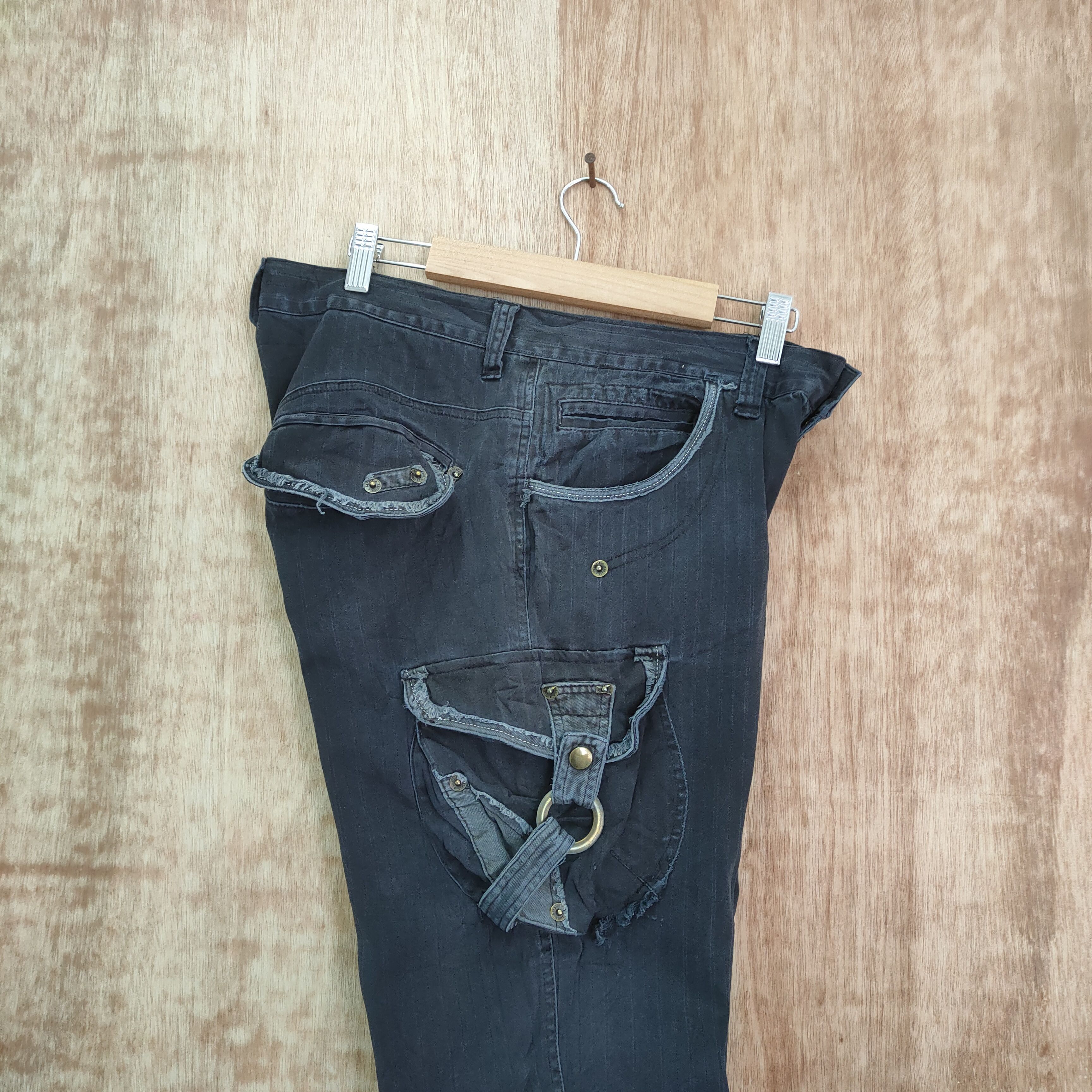 Japanese Brand APESTION EXCLUSIVE FLARE CARGO PANTS Size US 31 - 14 Thumbnail