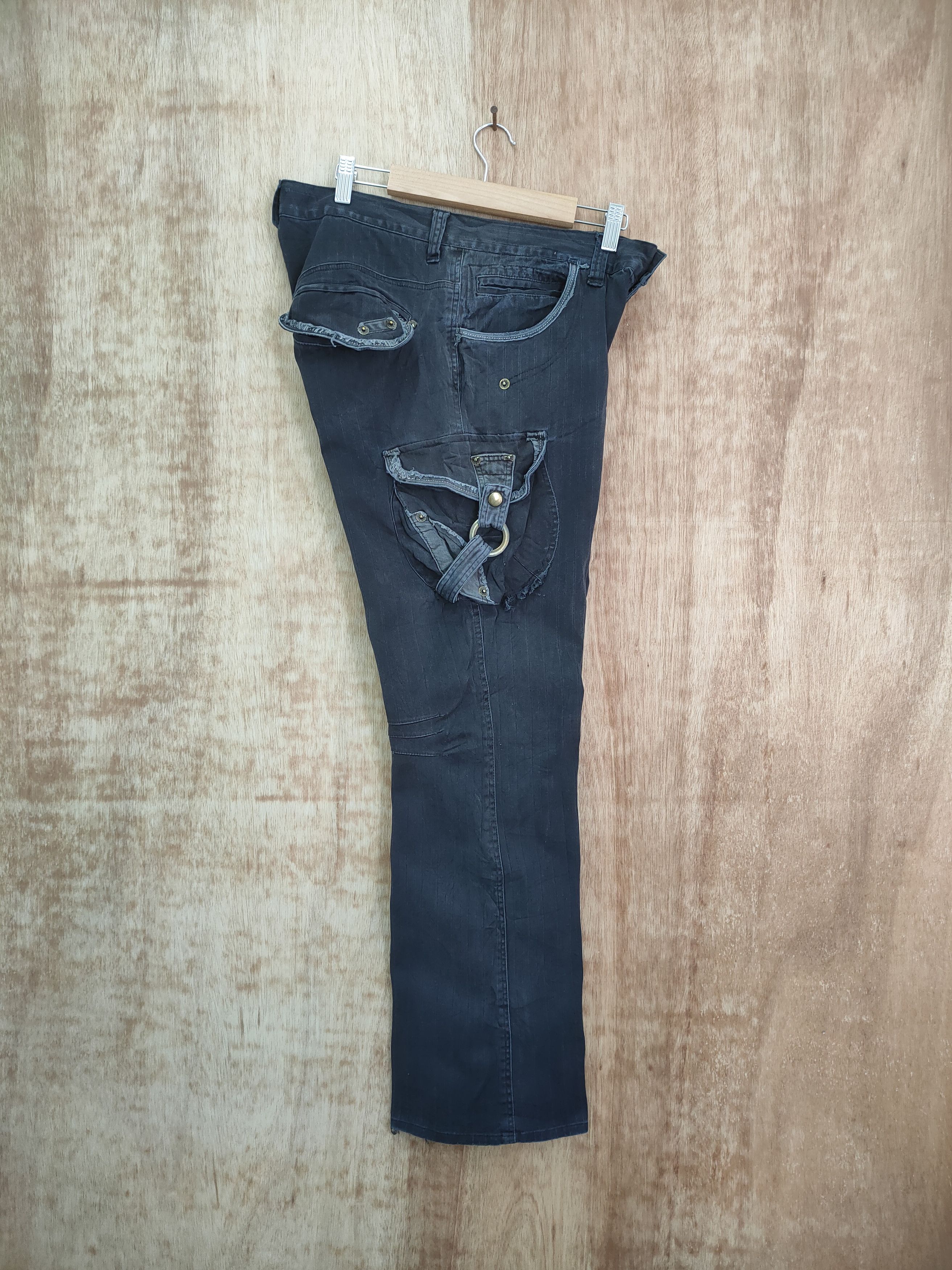 Japanese Brand APESTION EXCLUSIVE FLARE CARGO PANTS Size US 31 - 13 Thumbnail