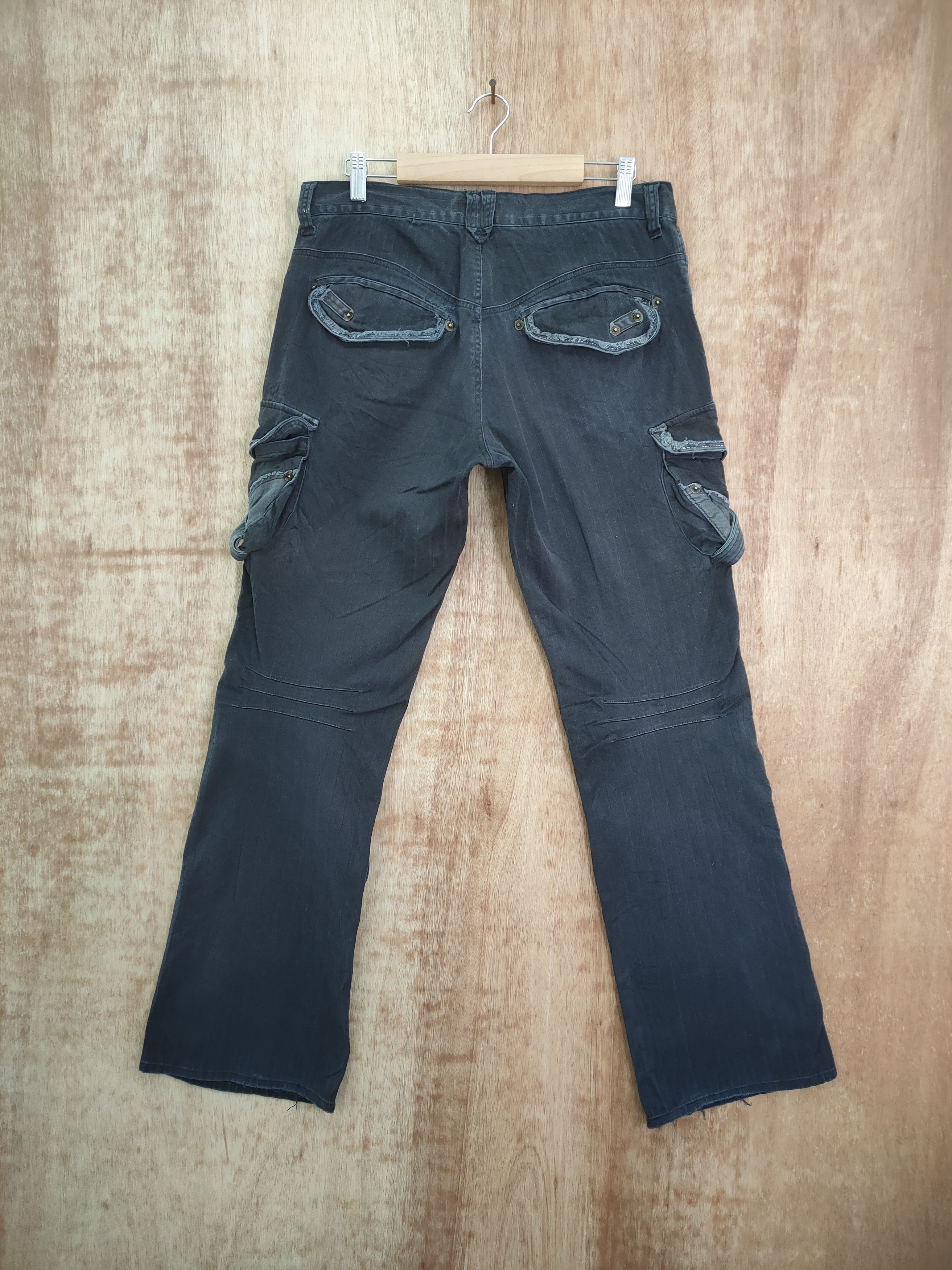 Japanese Brand APESTION EXCLUSIVE FLARE CARGO PANTS Size US 31 - 8 Thumbnail
