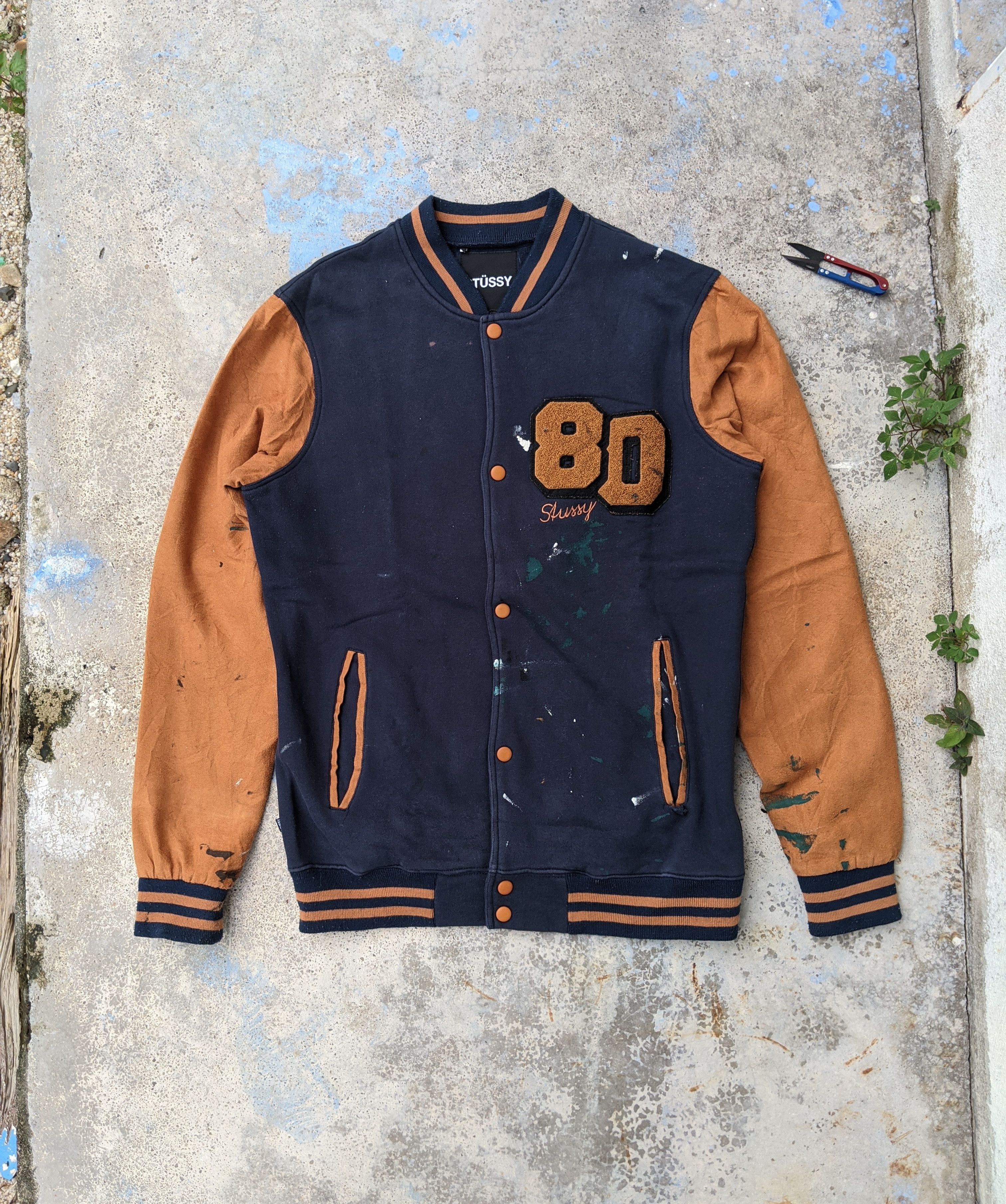 Stussy Varsity Jacket | Grailed