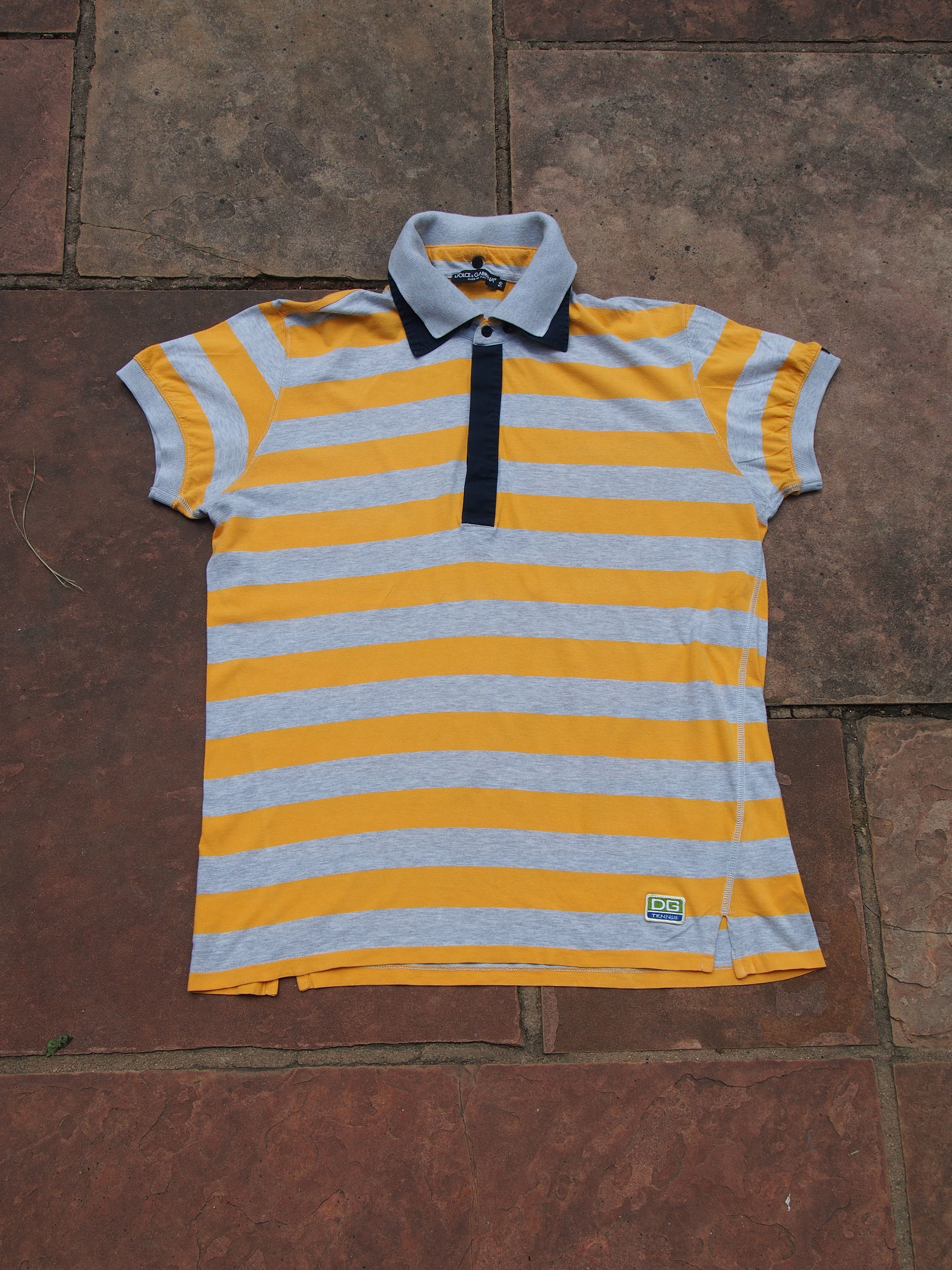 Dolce Gabbana Tennis Double Collar Polo