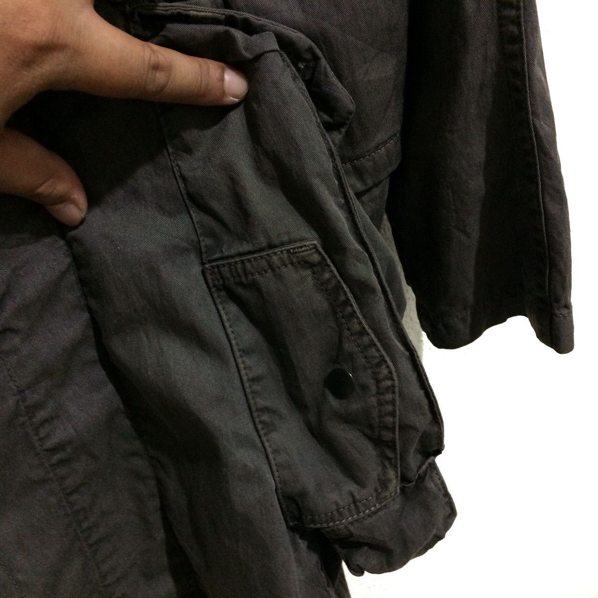 Julius Julius _7 2008 Spring Summer Tactical Cargo Trench riri Zipp Size US M / EU 48-50 / 2 - 4 Thumbnail