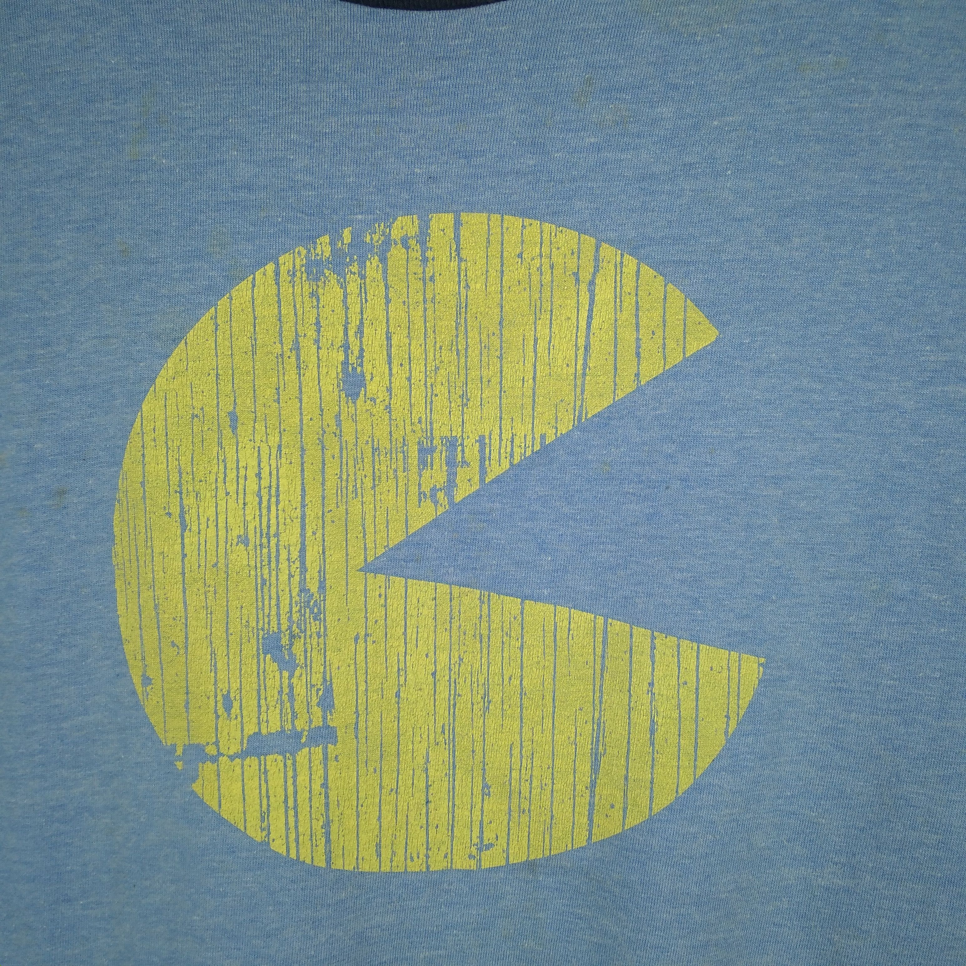 Giant × Vintage Vintage 90s Pacman Dope Logo Promo Game Ringer Tee Size US L / EU 52-54 / 3 - 2 Thumbnail