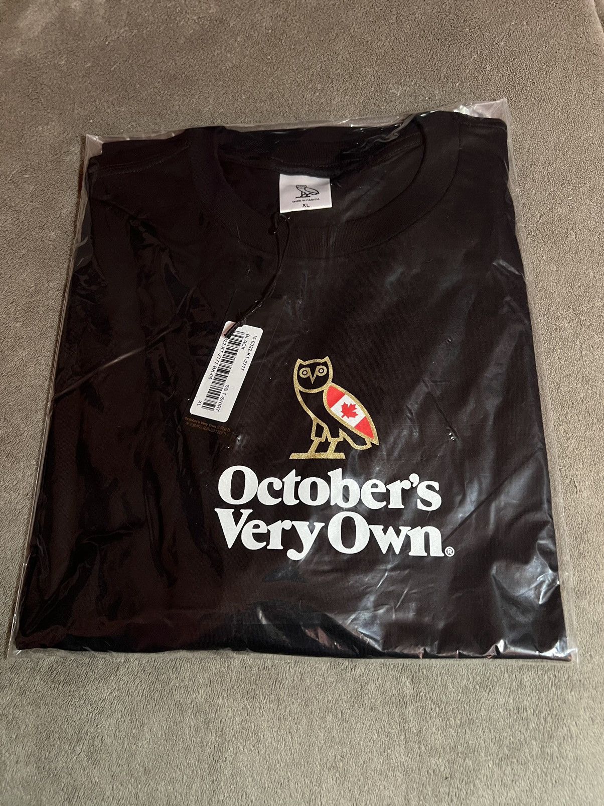 Drake × October's Very Own OVO CANADA FLAG HERITAGE OWL T-SHIRT TEE NEW with tags Size US XL / EU 56 / 4 - 1 Thumbnail