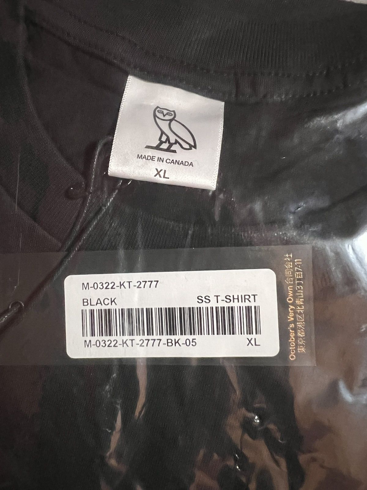 Drake × October's Very Own OVO CANADA FLAG HERITAGE OWL T-SHIRT TEE NEW with tags Size US XL / EU 56 / 4 - 2 Thumbnail
