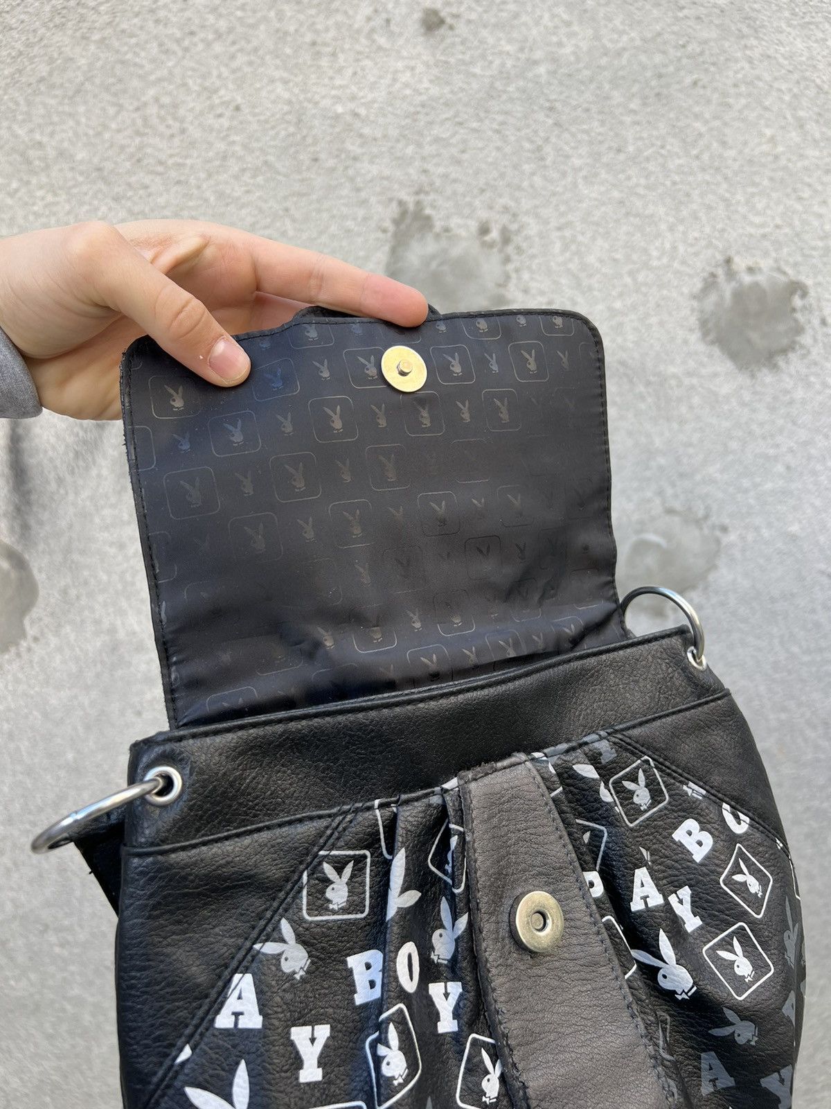 Playboy Vintage Playboy Leather Bag Size ONE SIZE - 7 Thumbnail