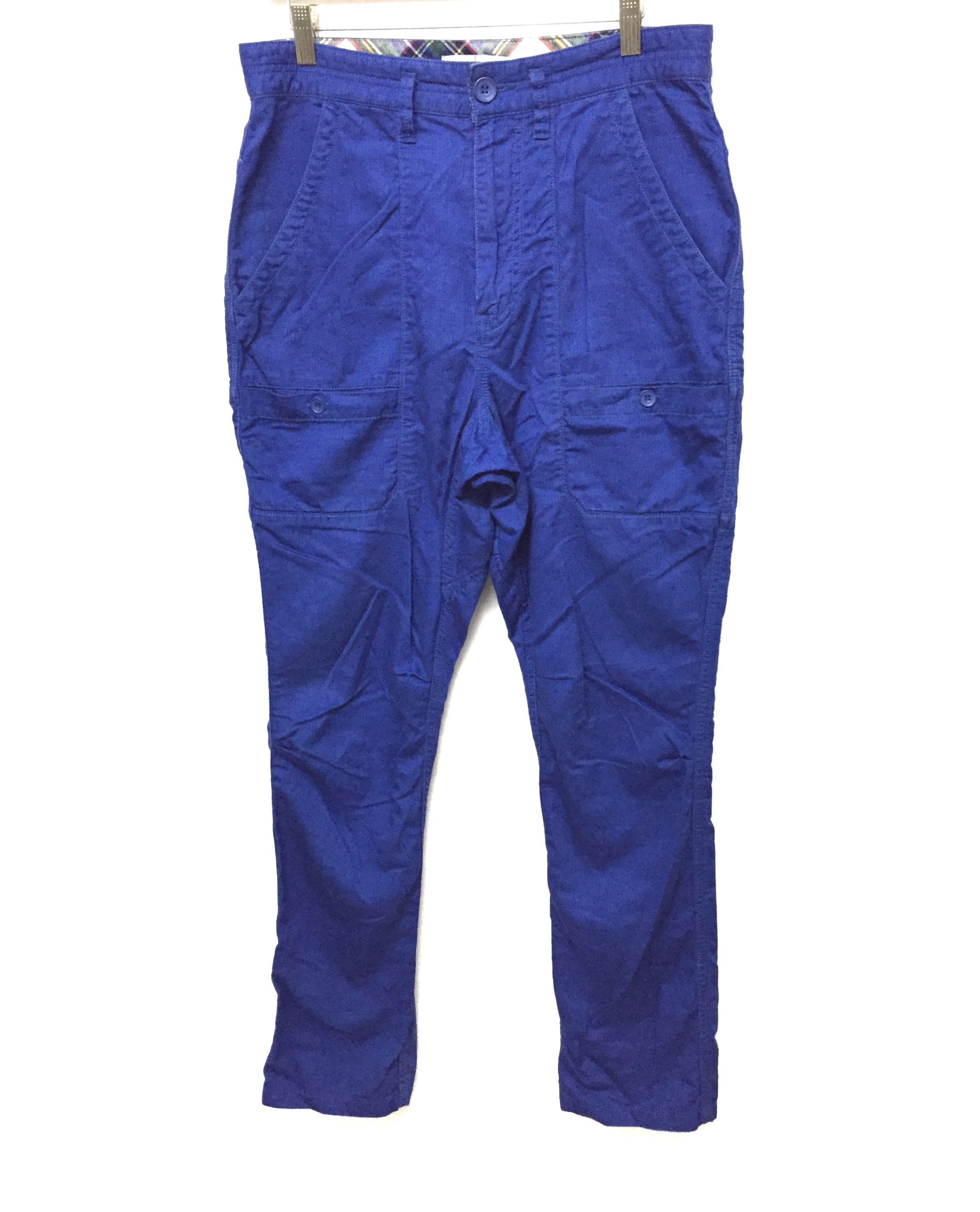 Nonnative Blue Multipocket pants