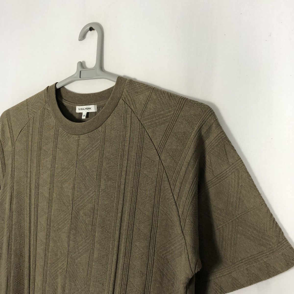 Global Work × Japanese Brand × Vintage 🔥Rare🔥🇯🇵Global Work Native Sashiko Stitch Style Tee Size US L / EU 52-54 / 3 - 5 Thumbnail