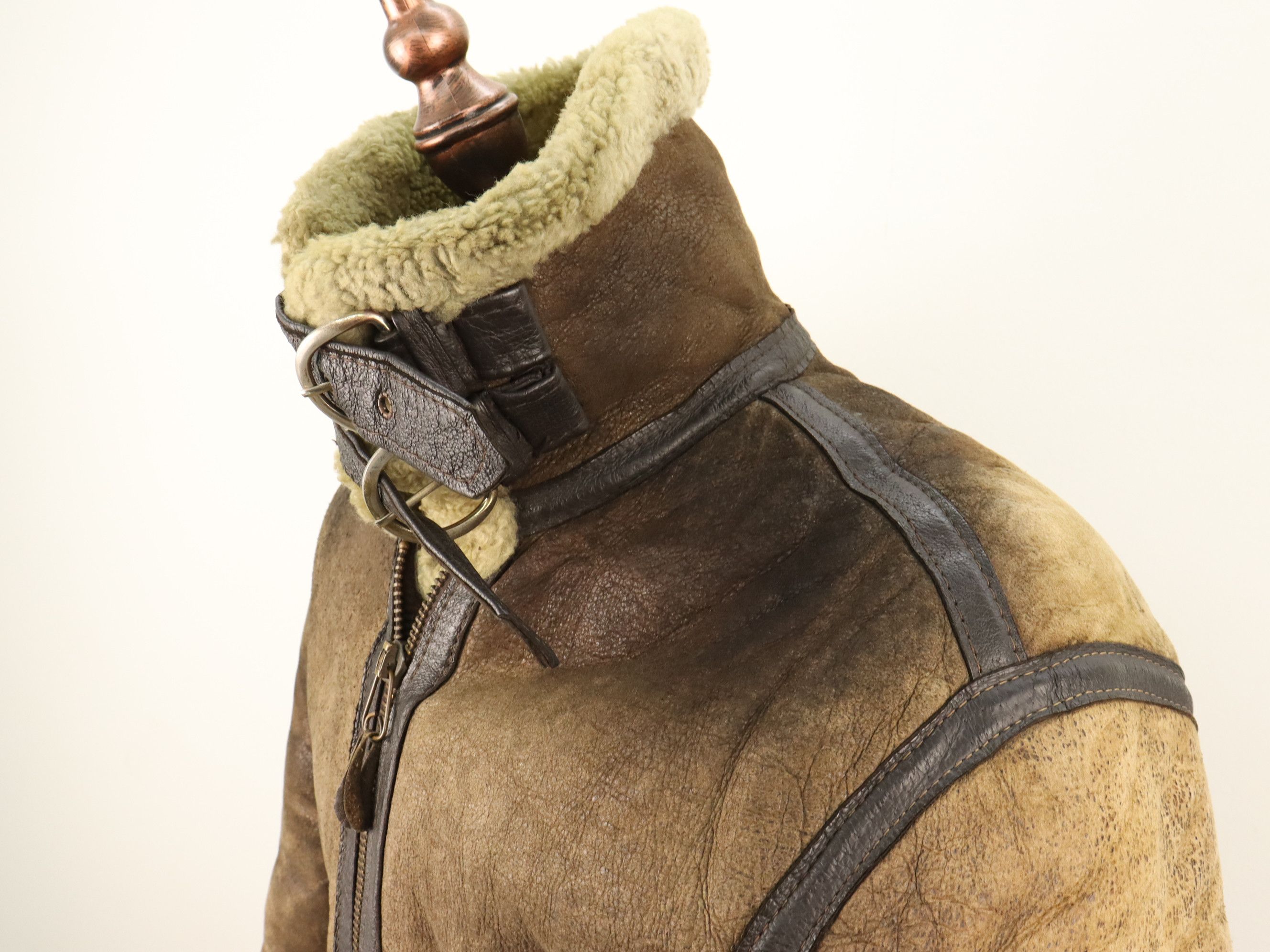 Schott Schott Type B-3 Bomber Flight Shearling Leather USAAF Jkt Size US M / EU 48-50 / 2 - 11 Thumbnail