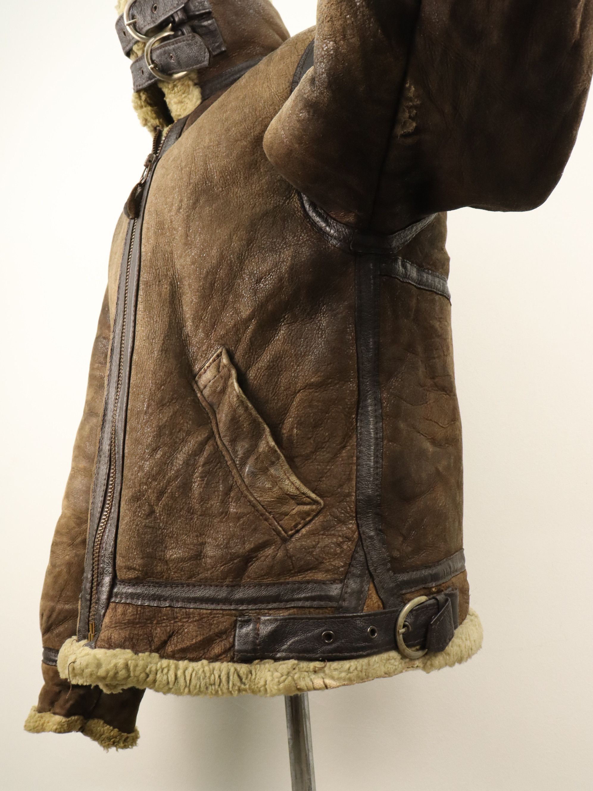 Schott Schott Type B-3 Bomber Flight Shearling Leather USAAF Jkt Size US M / EU 48-50 / 2 - 17 Thumbnail