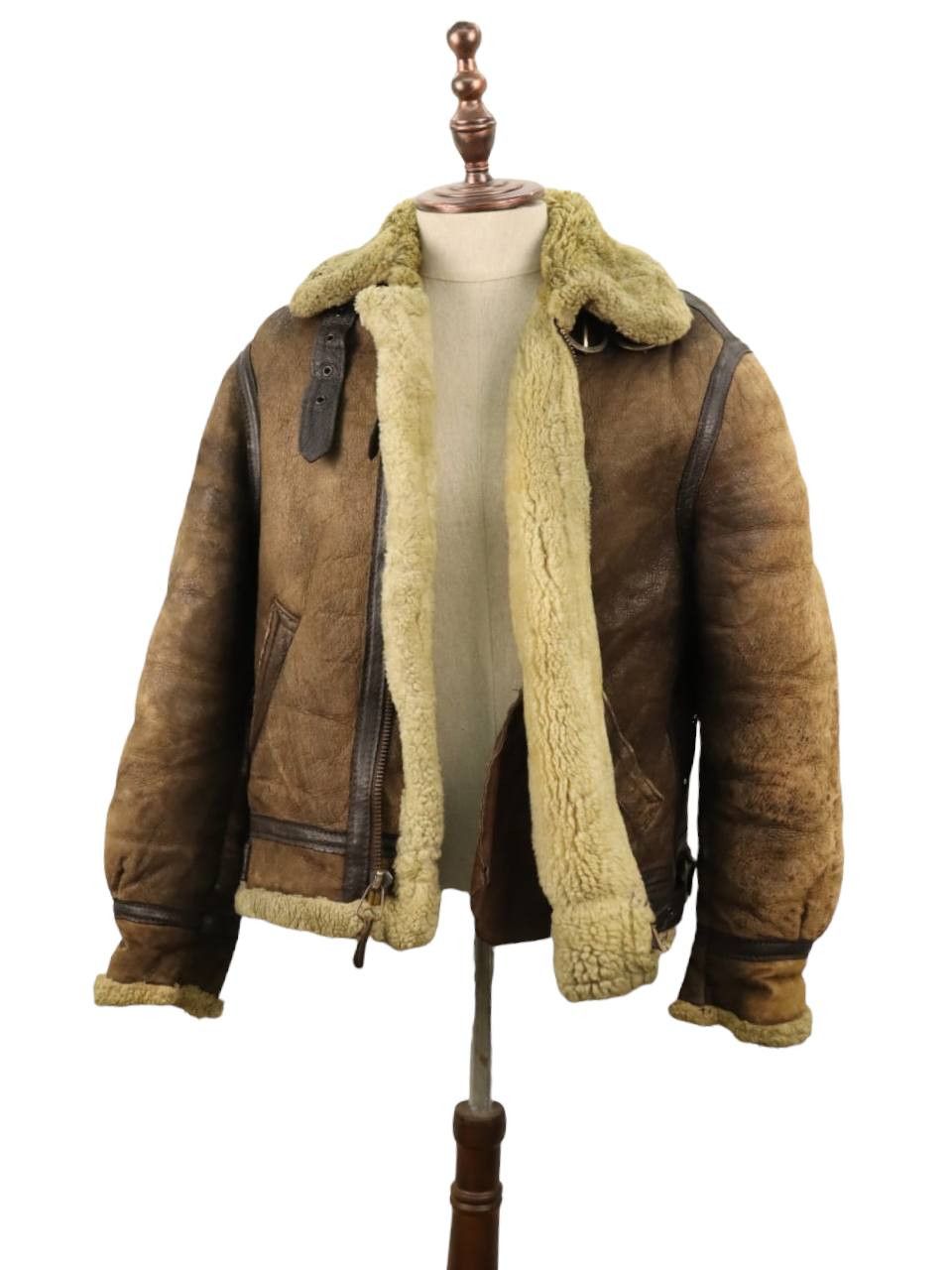 Schott Schott Type B-3 Bomber Flight Shearling Leather USAAF Jkt Size US M / EU 48-50 / 2 - 6 Thumbnail